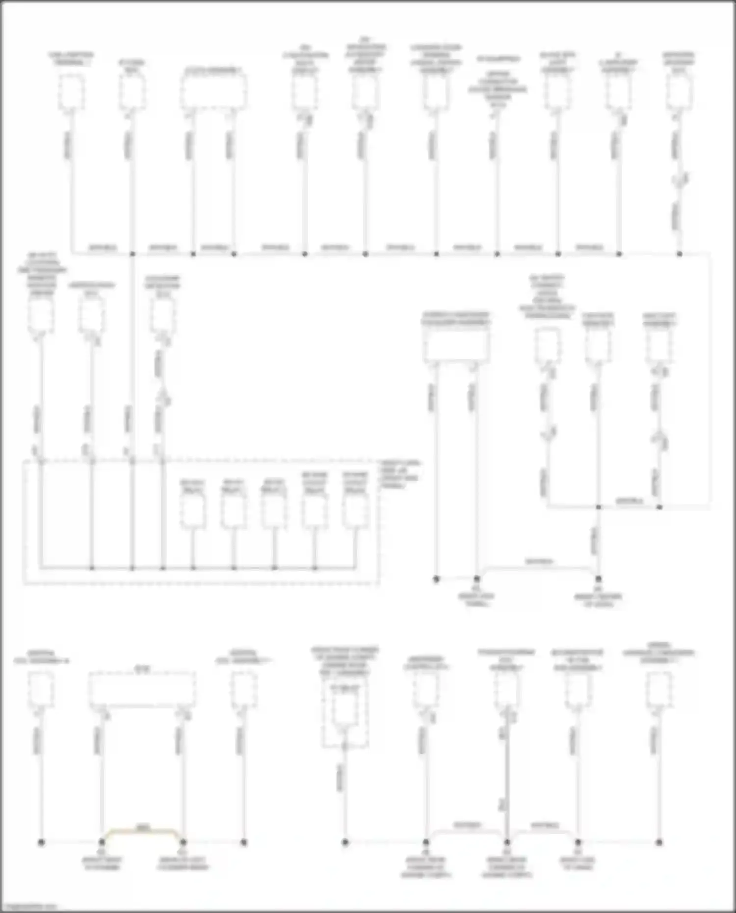 Wiring diagram w/o navigation for Lexus GS IV facelift (2015-2020) (3 of 10)