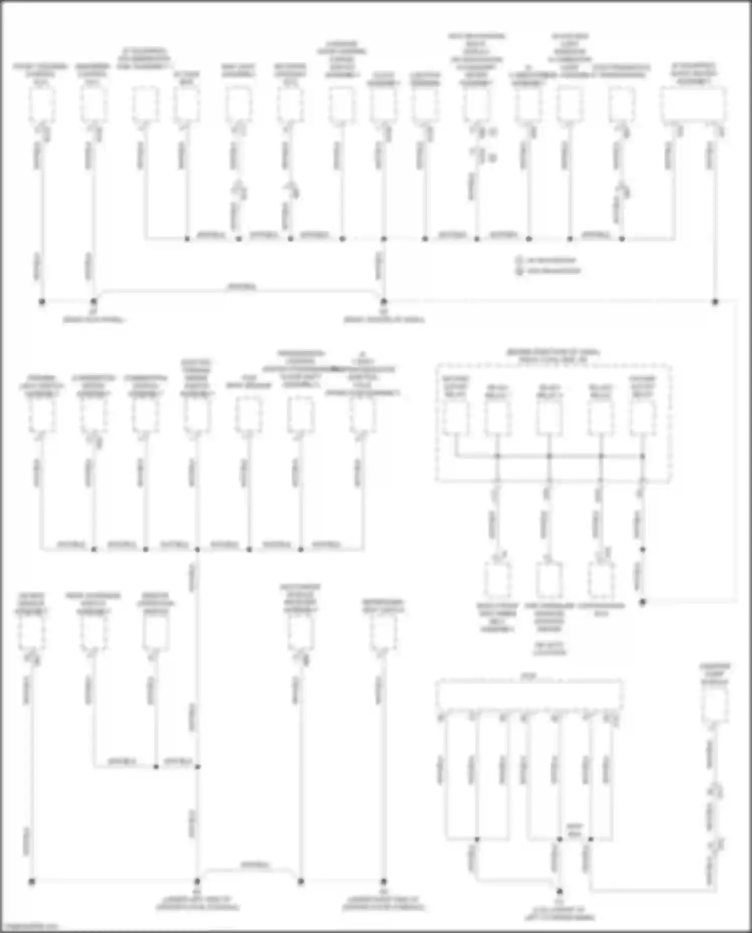 Wiring diagram multi-media module receiver assembly for Lexus GS IV facelift (2015-2020)