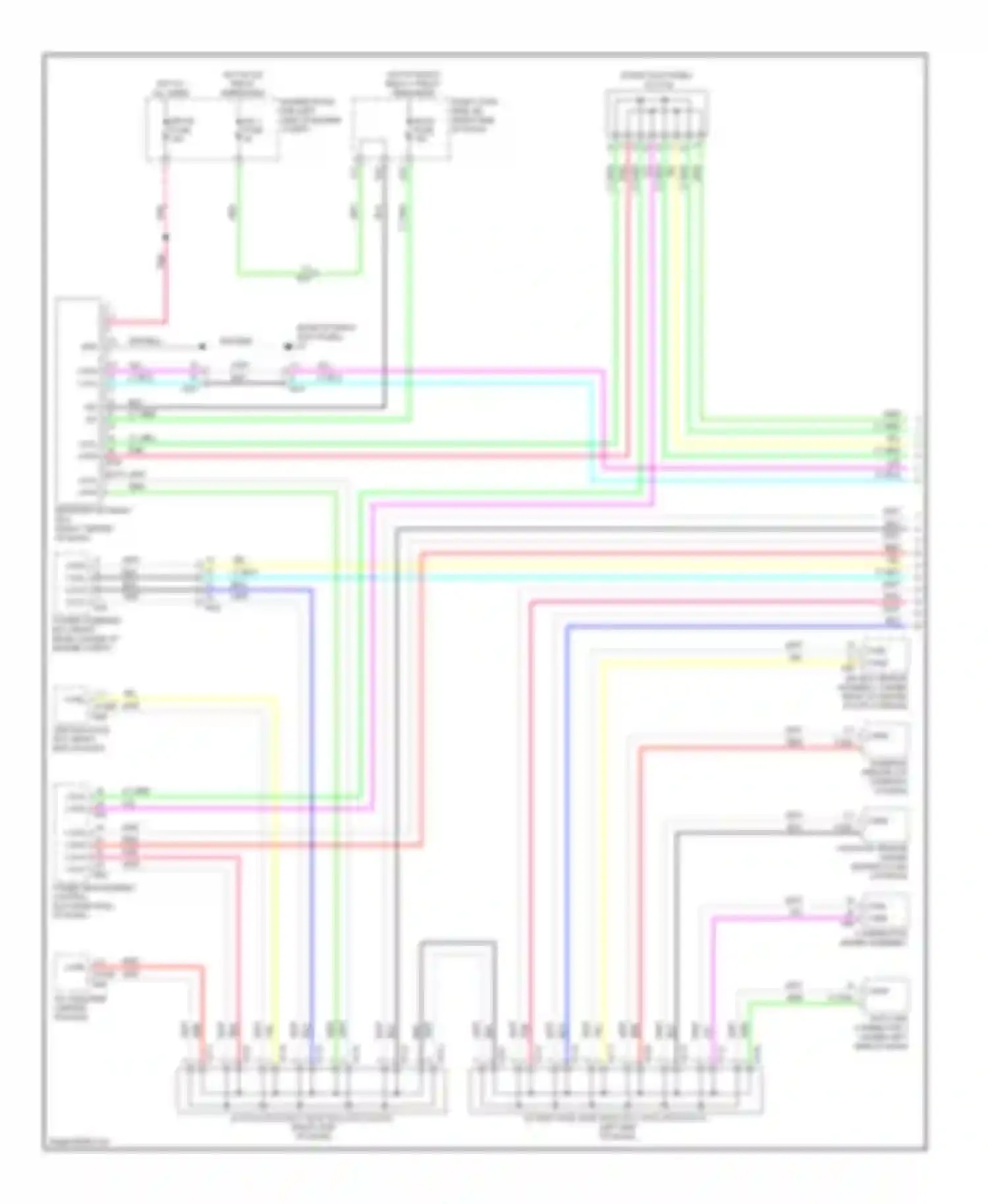 GS Lexus IV (2011-2015): High/low bus circuit (1 of 4)
