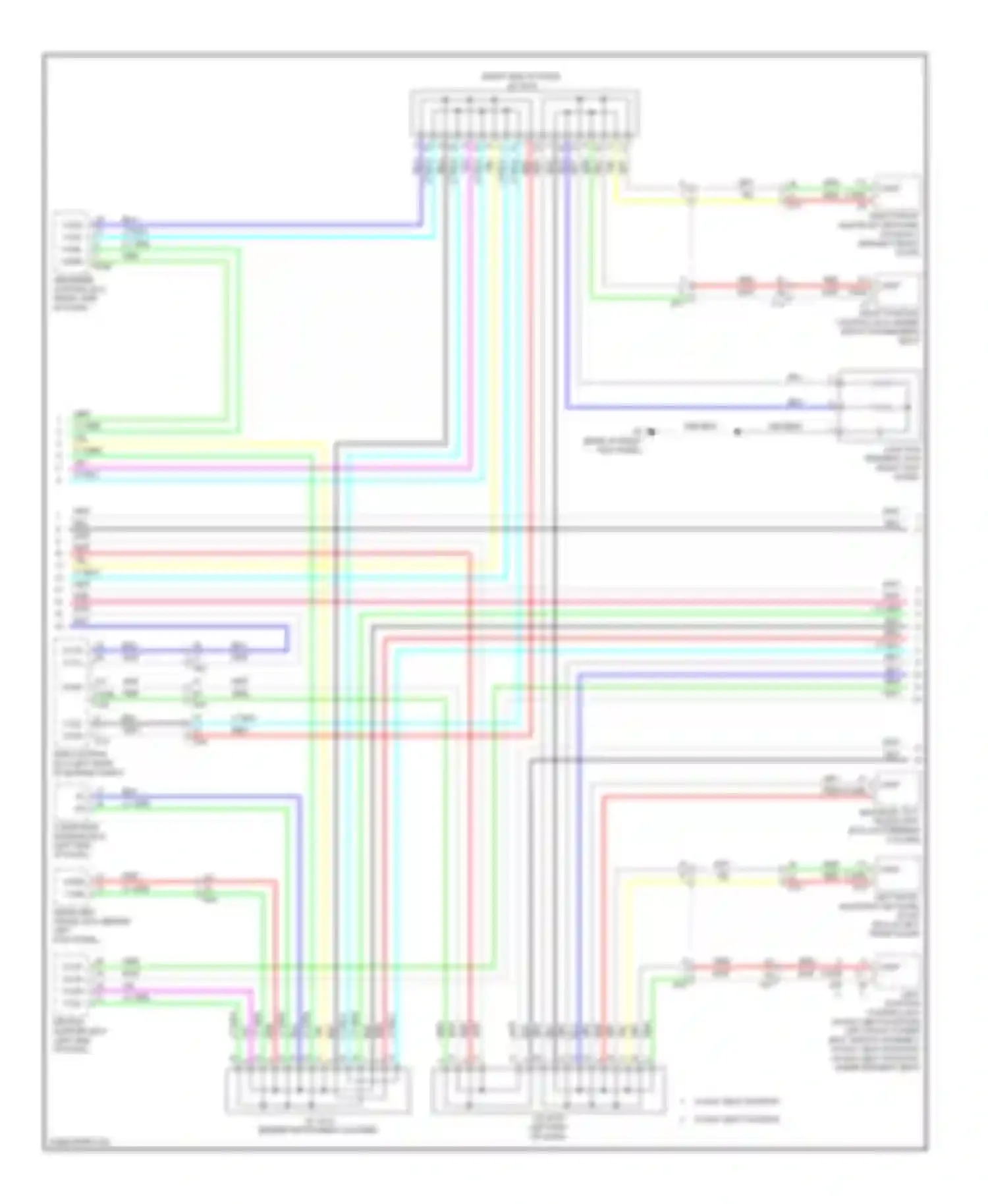GS Lexus IV (2011-2015): High/low bus circuit (2 of 4)