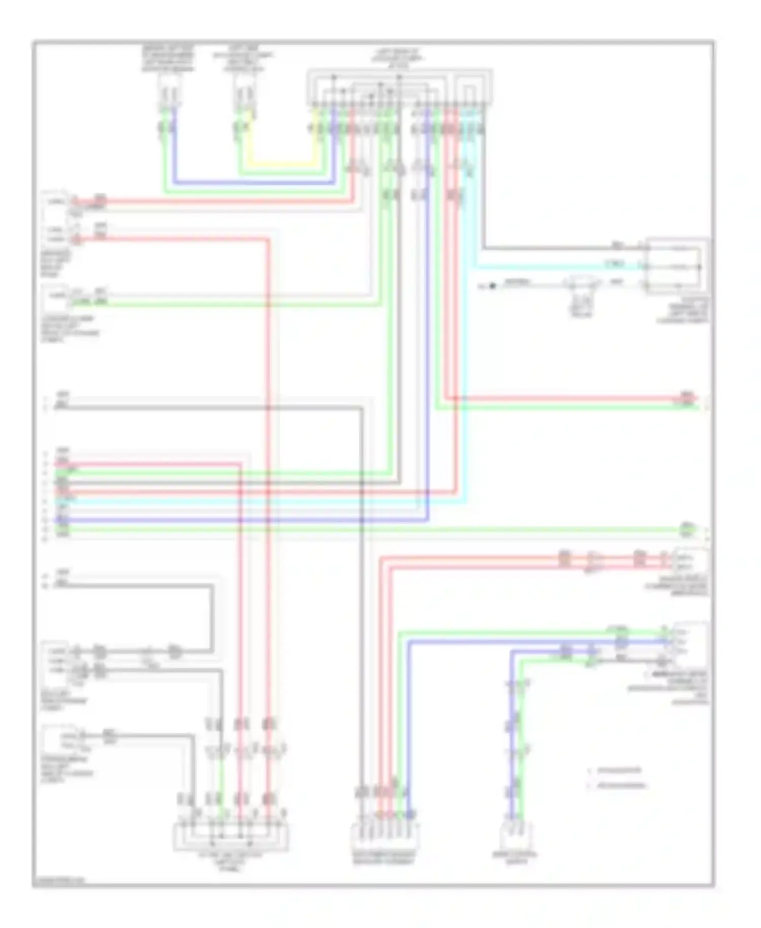 GS Lexus IV (2011-2015): High/low bus circuit (3 of 4)
