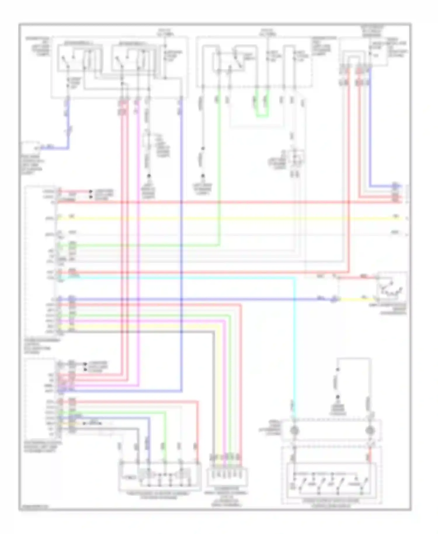 GS Lexus IV (2011-2015): Cruise control circuit, without dynamic radar controls (1 of 2)