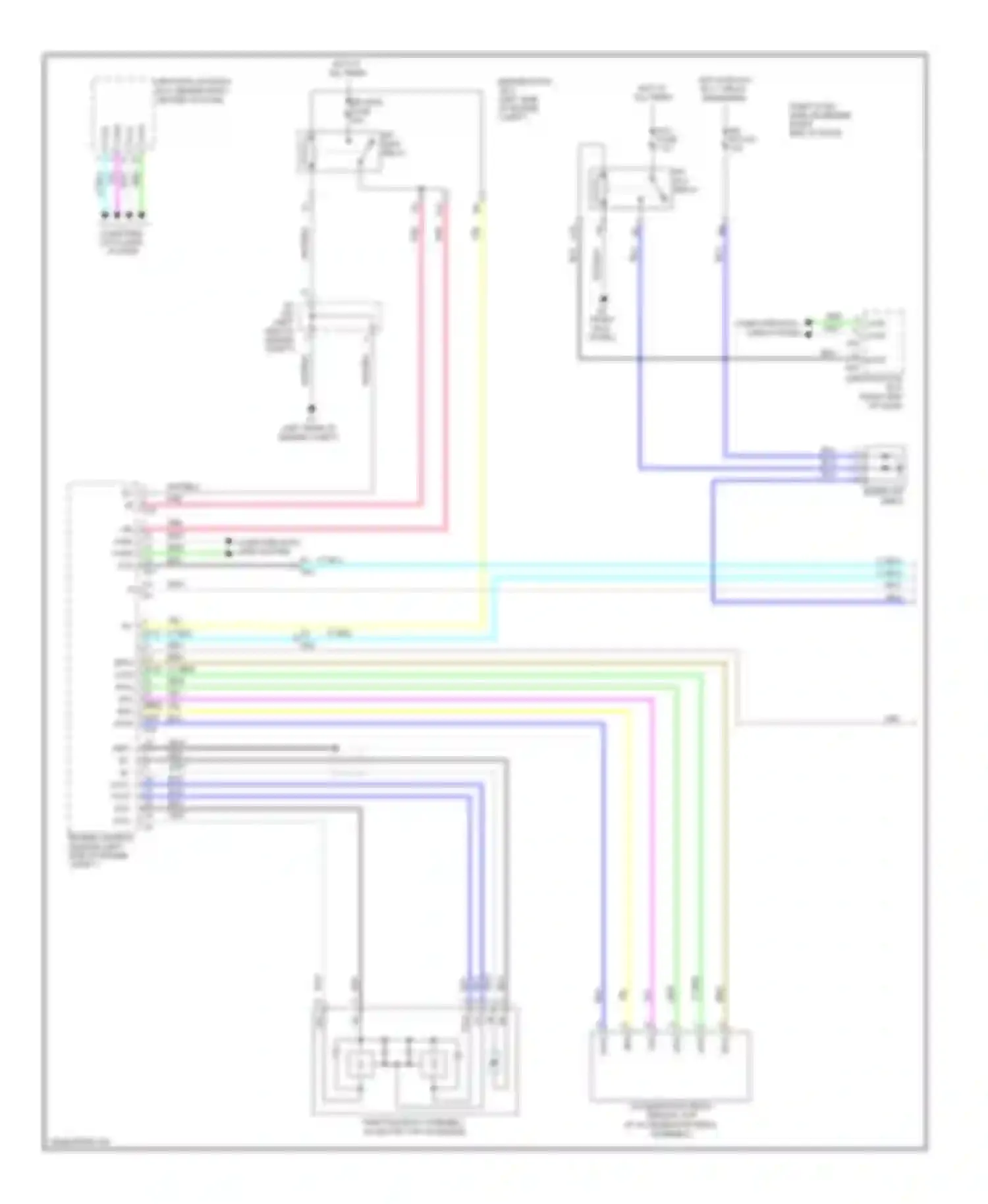 GS Lexus IV (2011-2015): Cruise control circuit, without dynamic radar controls (1 of 3)