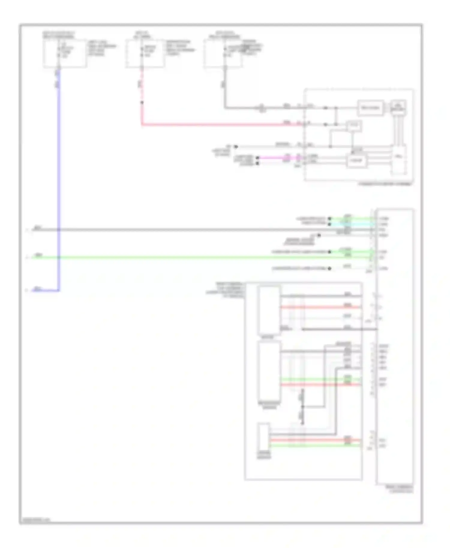 GS Lexus IV (2011-2015): Progressive power steering circuit (2 of 2)