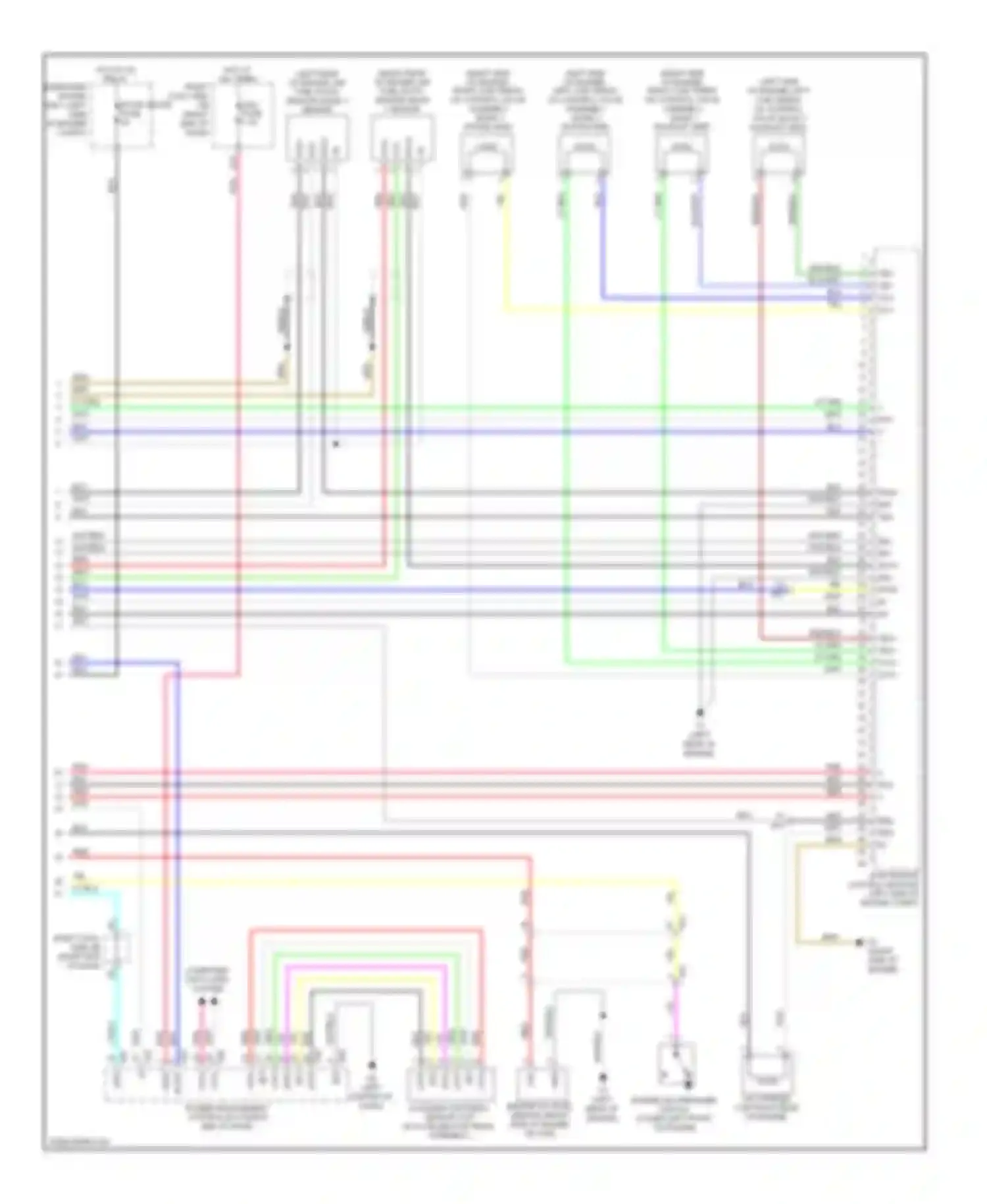 GS Lexus IV (2011-2015): Wiring diagram engine performance 3.5l hybrid, engine controls circuit (7 of 7)