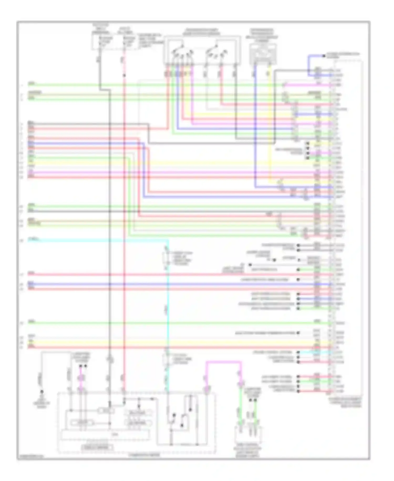 GS Lexus IV (2011-2015): Wiring diagram engine performance 3.5l hybrid, hybrid system circuit (6 of 6)