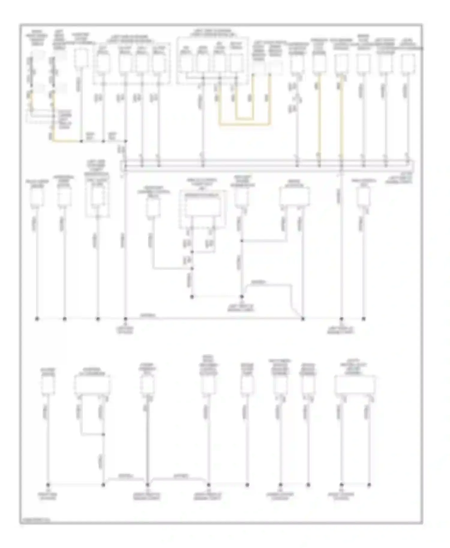 GS Lexus IV (2011-2015): Ground distribution circuit (1 of 7)