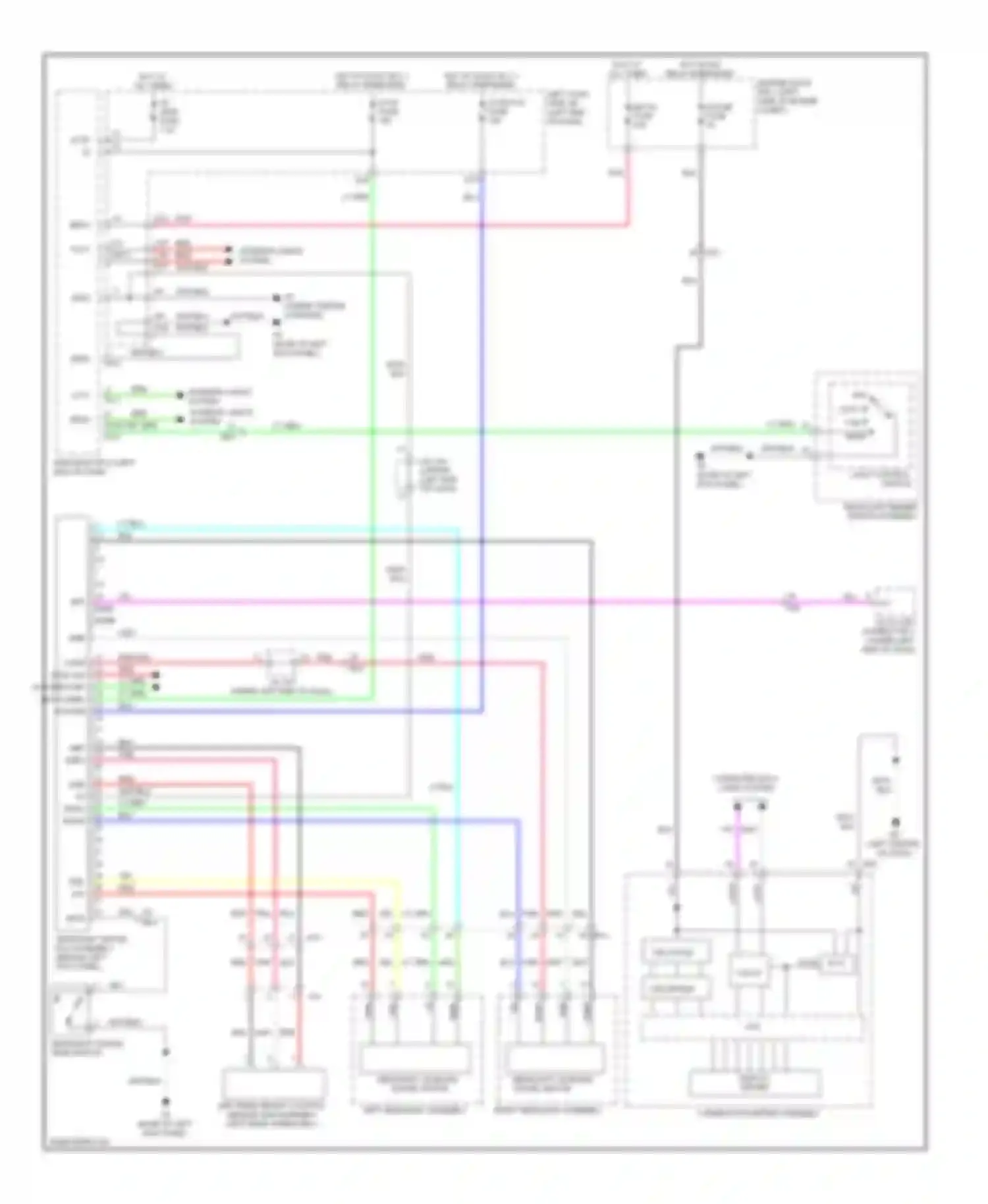 GS Lexus IV (2011-2015): Adaptive front lighting circuit