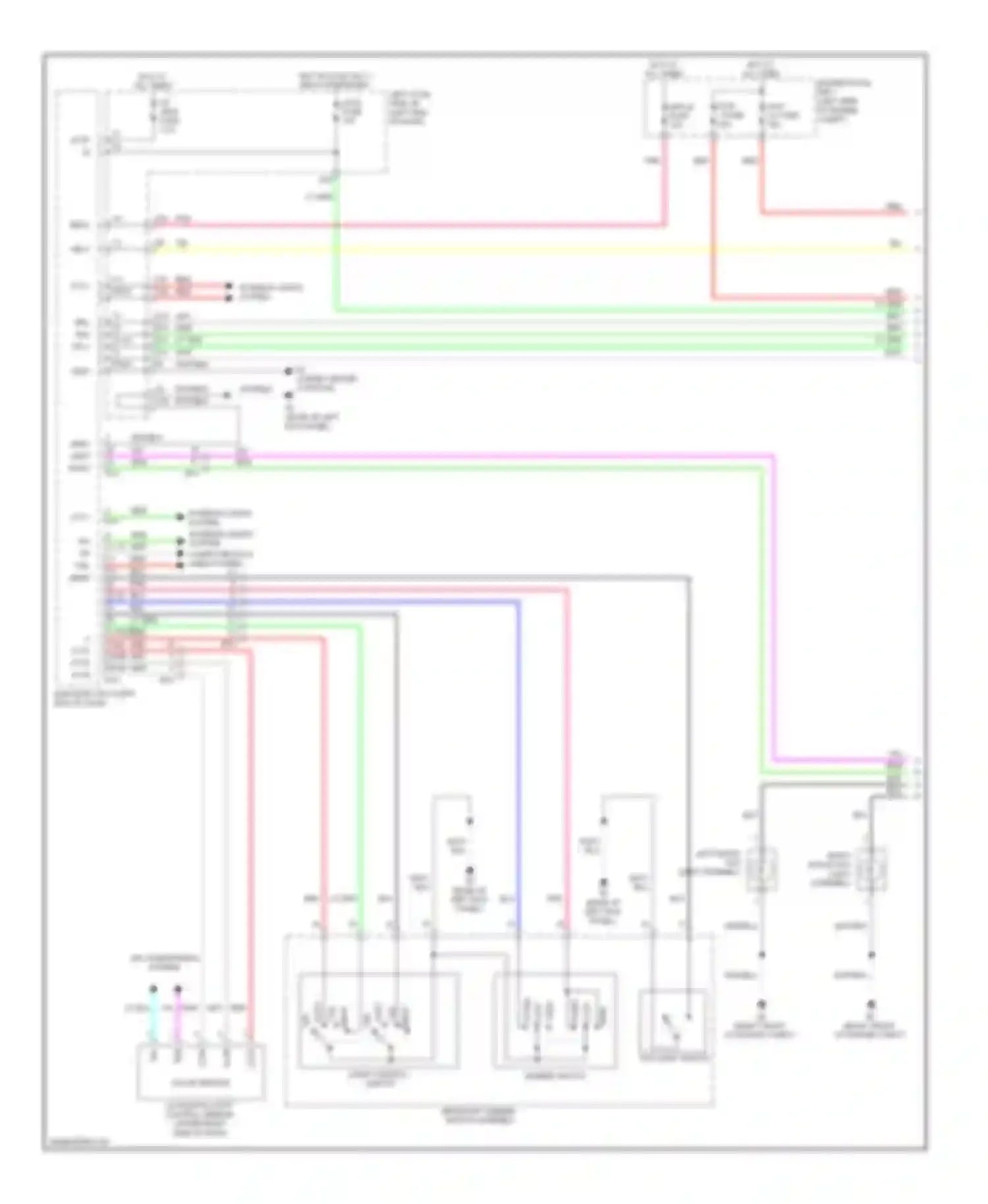 GS Lexus IV (2011-2015): Headlamps circuit (1 of 2)