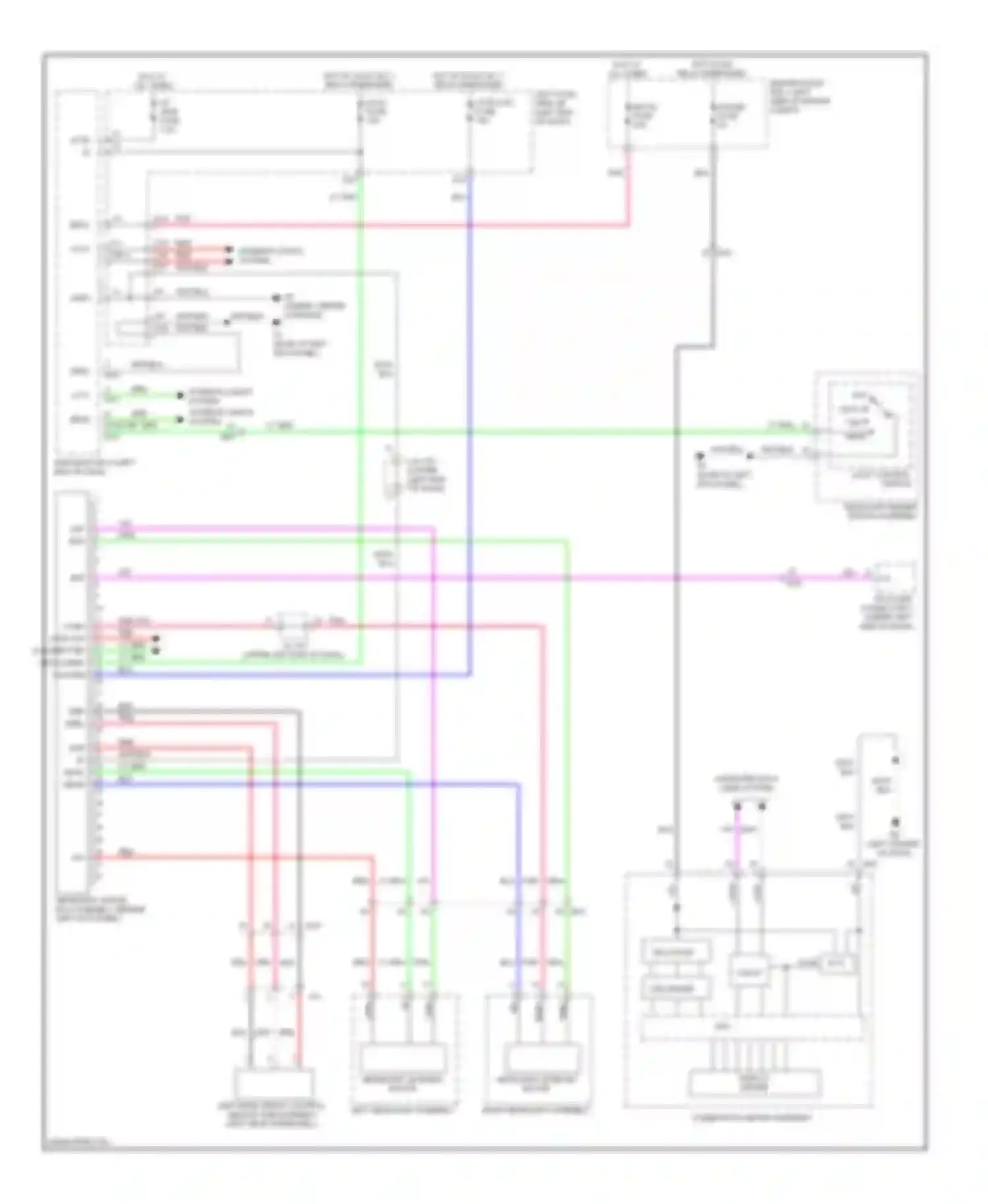 GS Lexus IV (2011-2015): Headlamps leveling circuit
