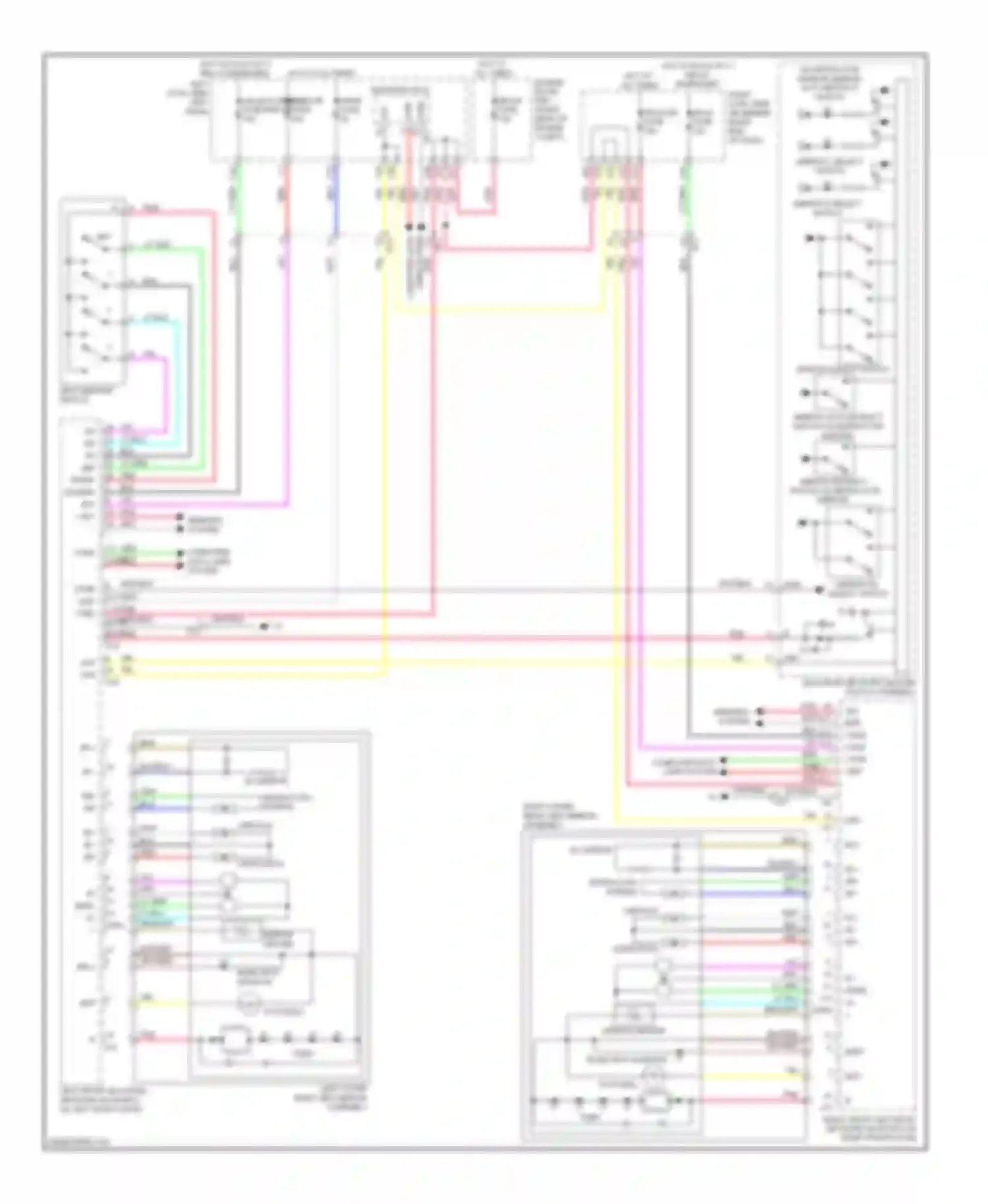 GS Lexus IV (2011-2015): Memory mirrors circuit
