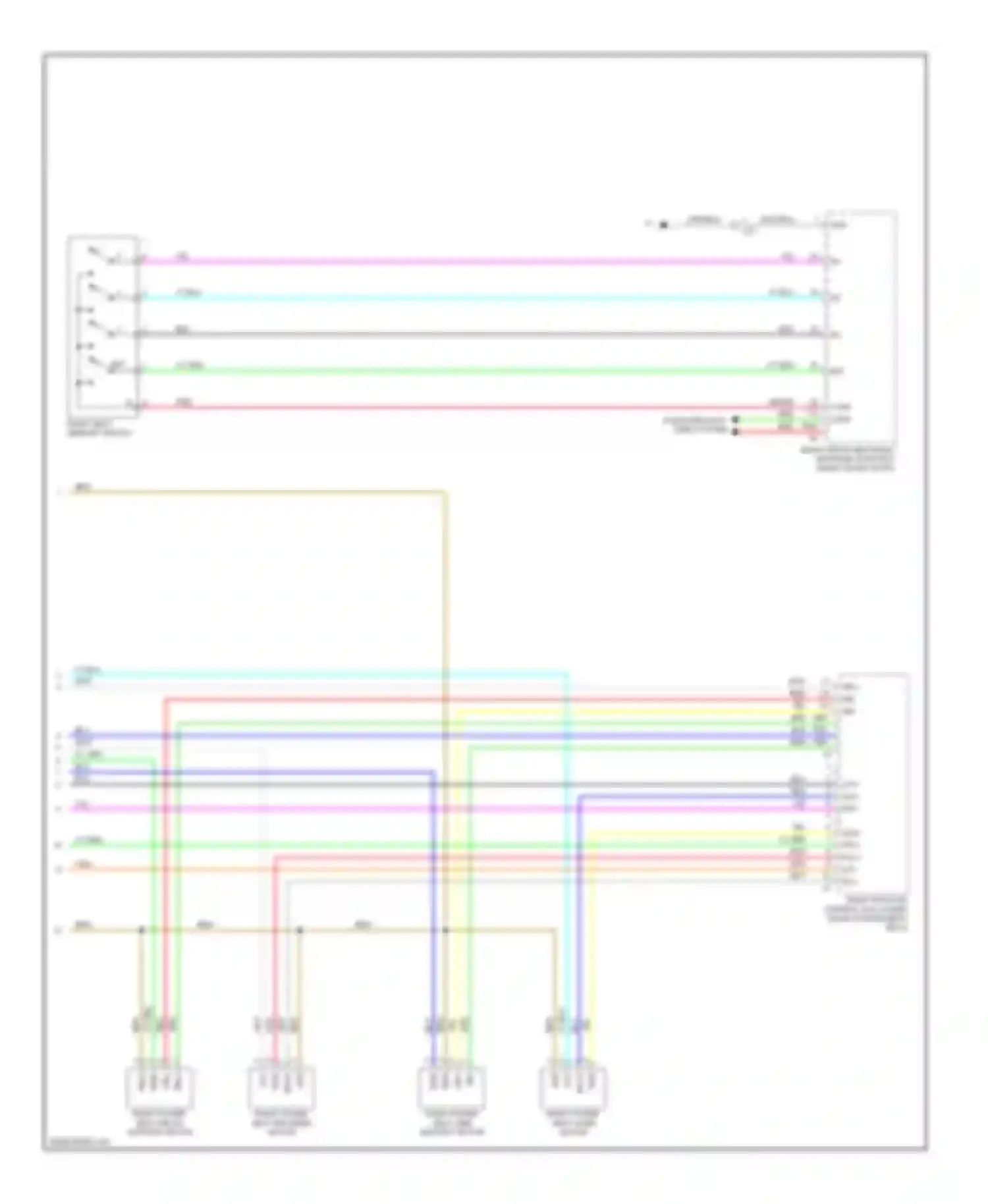 GS Lexus IV (2011-2015): Passenger"s memory seat circuit (2 of 2)