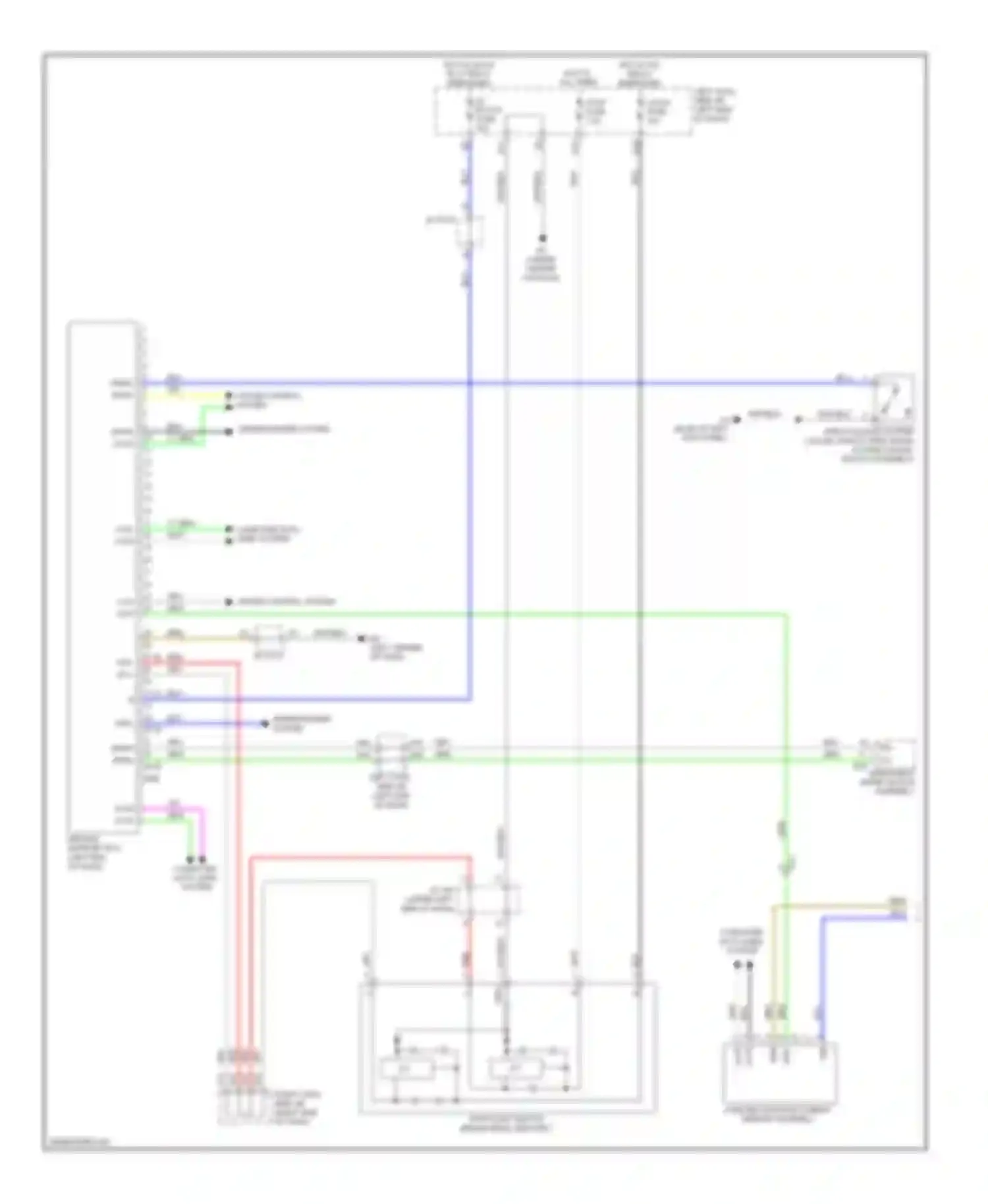 GS Lexus IV (2011-2015): Object detection circuit (1 of 2)
