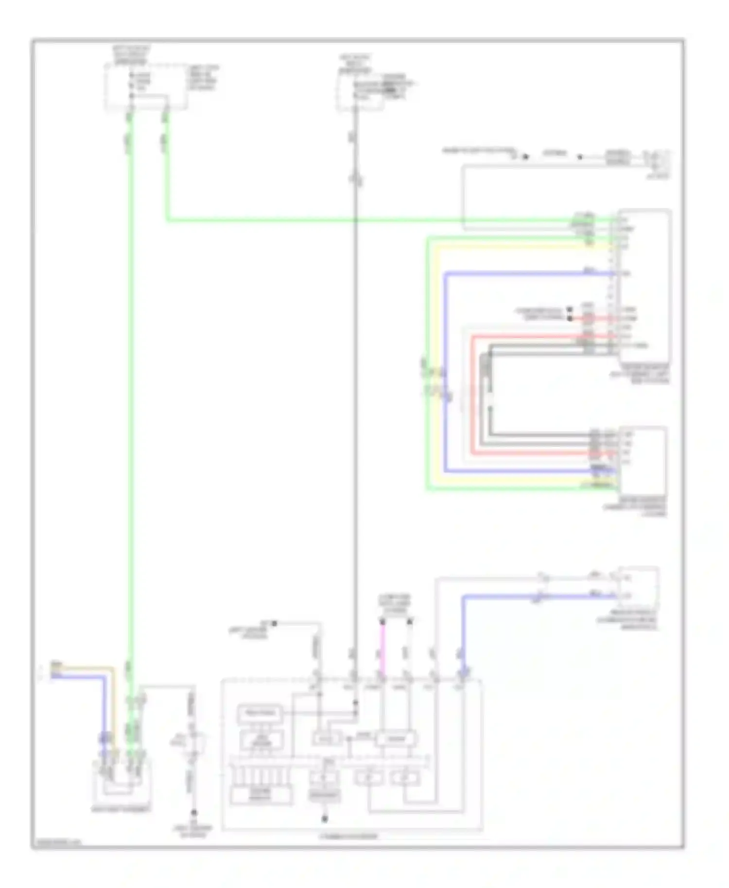 GS Lexus IV (2011-2015): Object detection circuit (2 of 2)