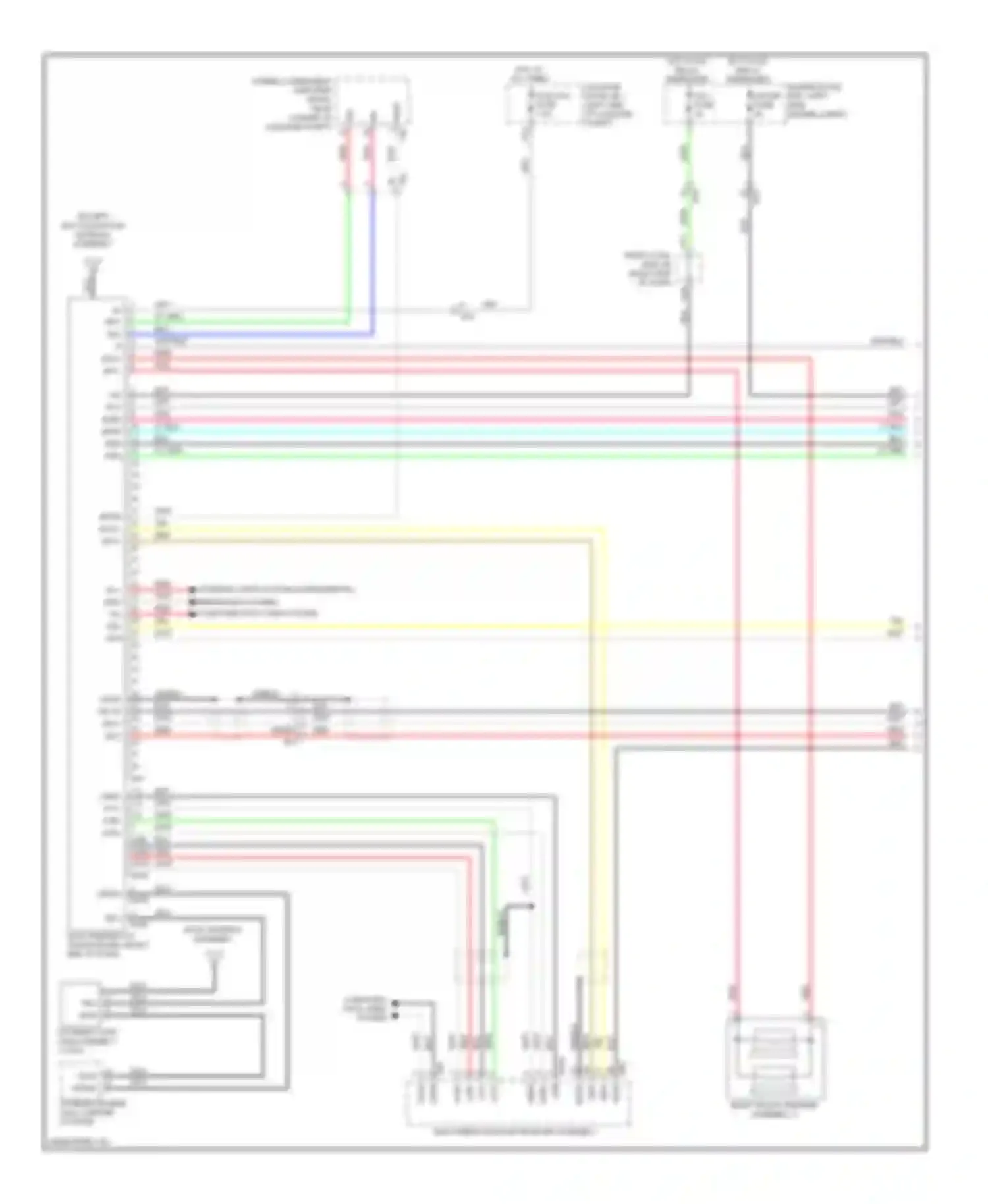GS Lexus IV (2011-2015): Telematics circuit (1 of 2)