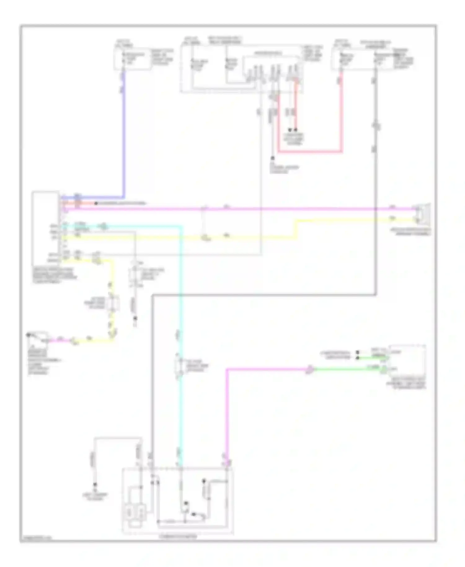 GS Lexus IV (2011-2015): Vehicle proximity notification circuit