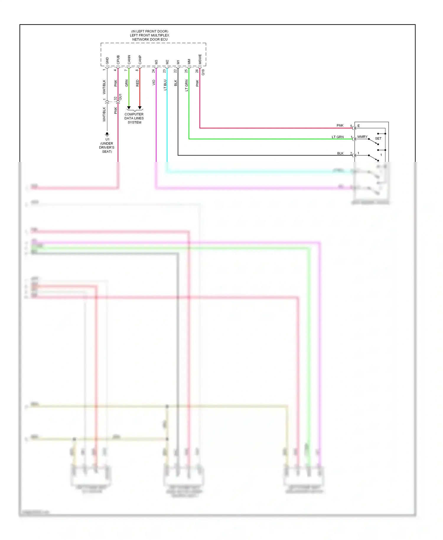 Lexus GS IV (2011-2015) back wiring diagram  (5 of 9)