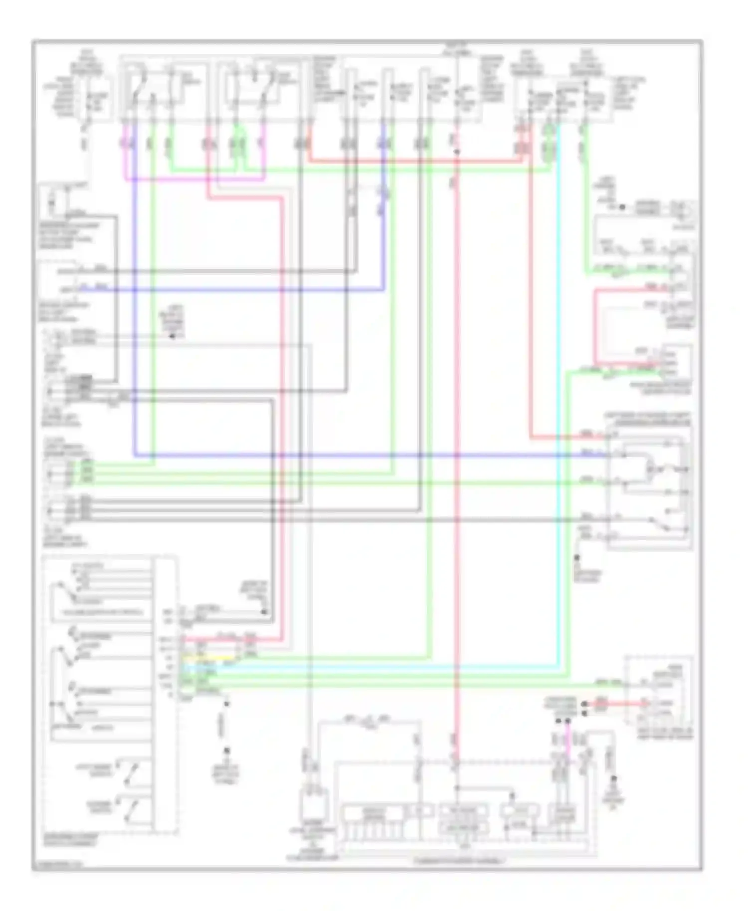 Wiring diagram hi up normal for Lexus GS IV (2011-2015)