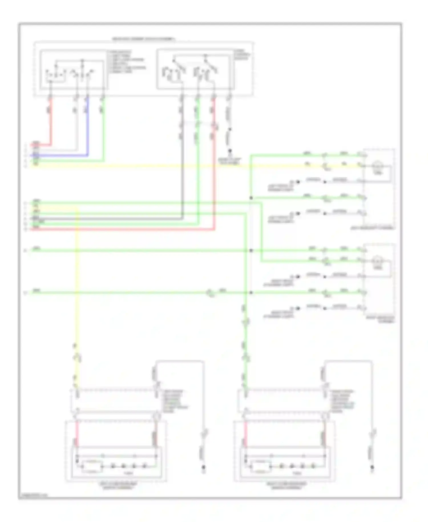 Wiring diagram blk/red for Lexus GS IV (2011-2015) (3 of 6)