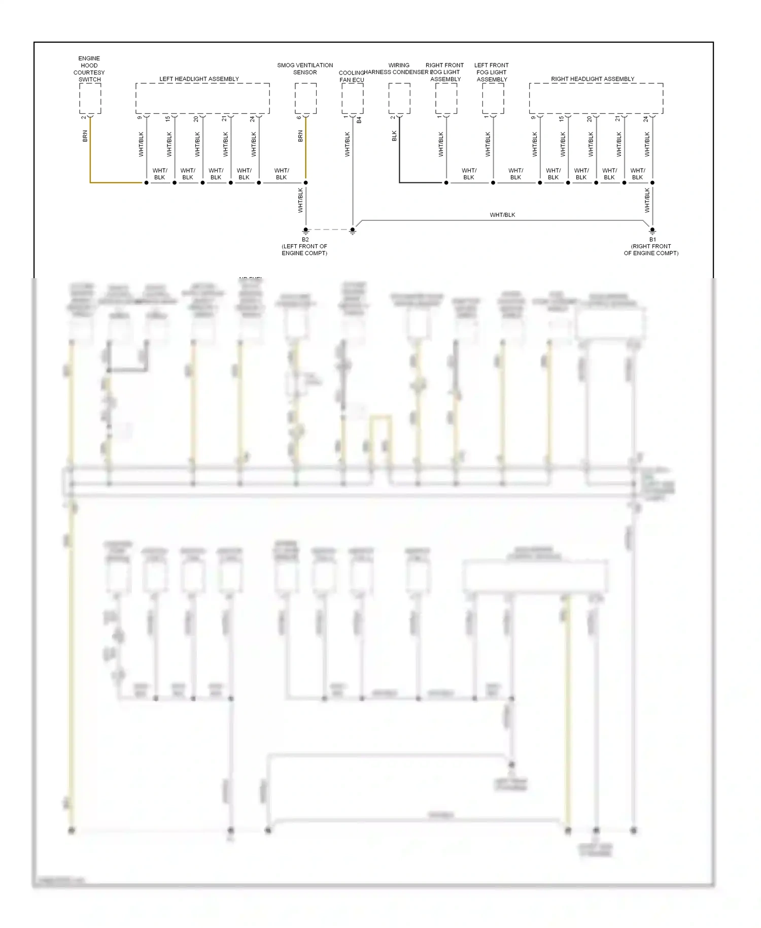 Lexus GS IV (2011-2015) ecm (engine control module) wiring diagram  (2 of 2)