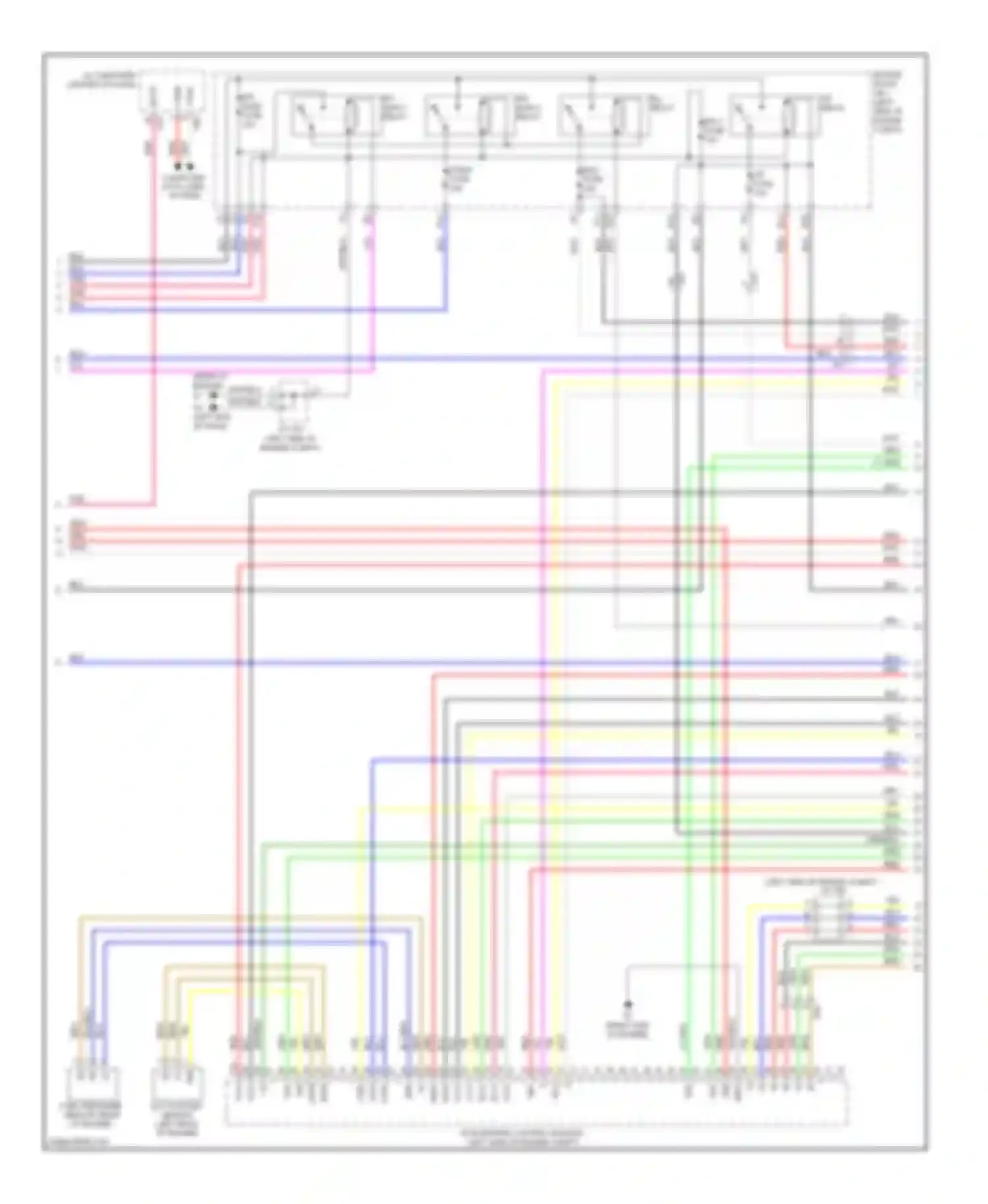 Wiring diagram engine room j/b 1 (left for Lexus GS IV (2011-2015) (1 of 1)