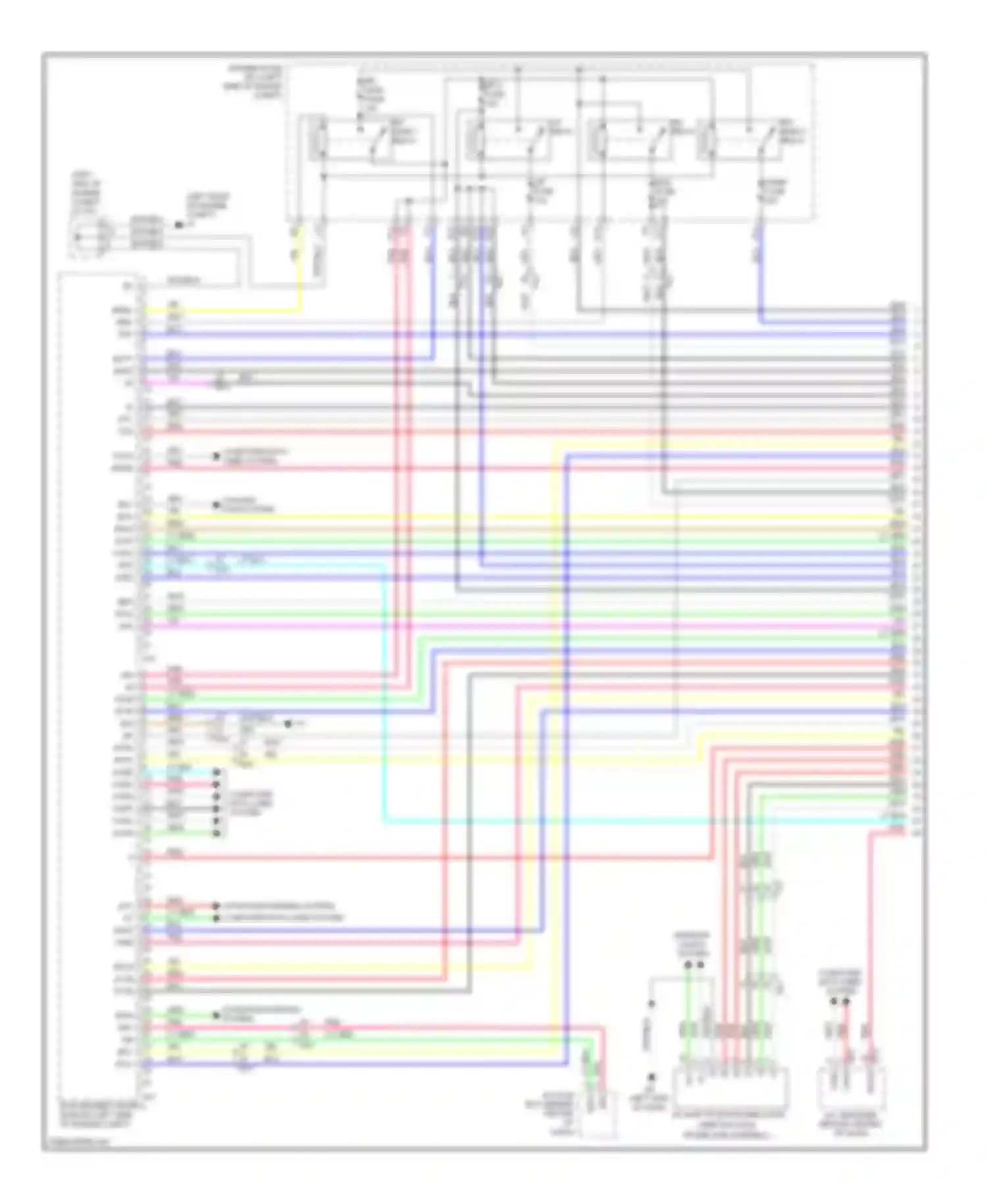 Wiring diagram efi- main 1 relay for Lexus GS IV (2011-2015)