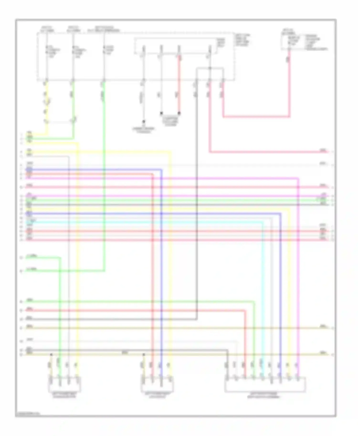 Wiring diagram engine room r/b 1 (left side of for Lexus GS IV (2011-2015) (1 of 4)
