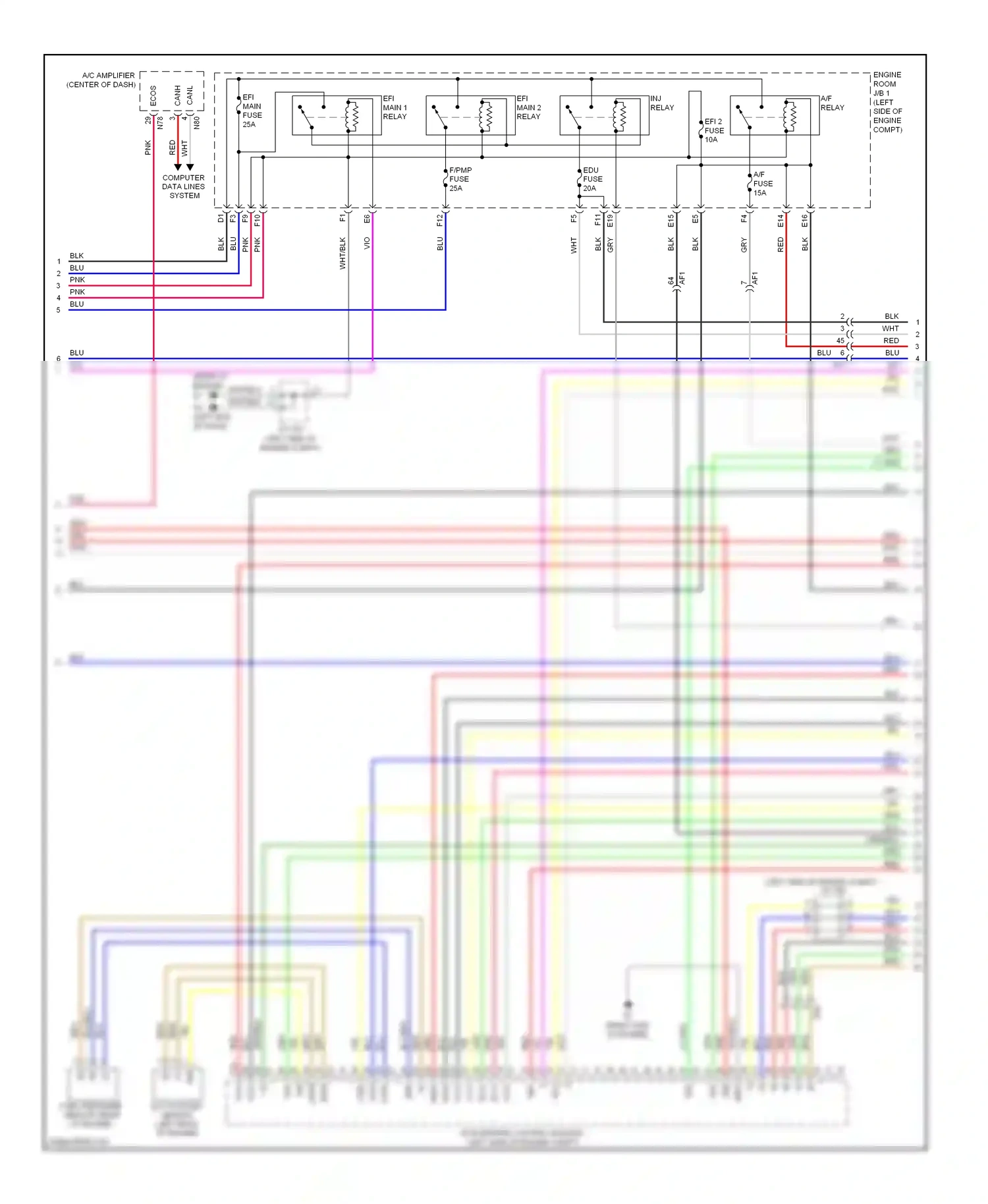 Lexus GS IV (2011-2015) fpf wiring diagram  (1 of 1)