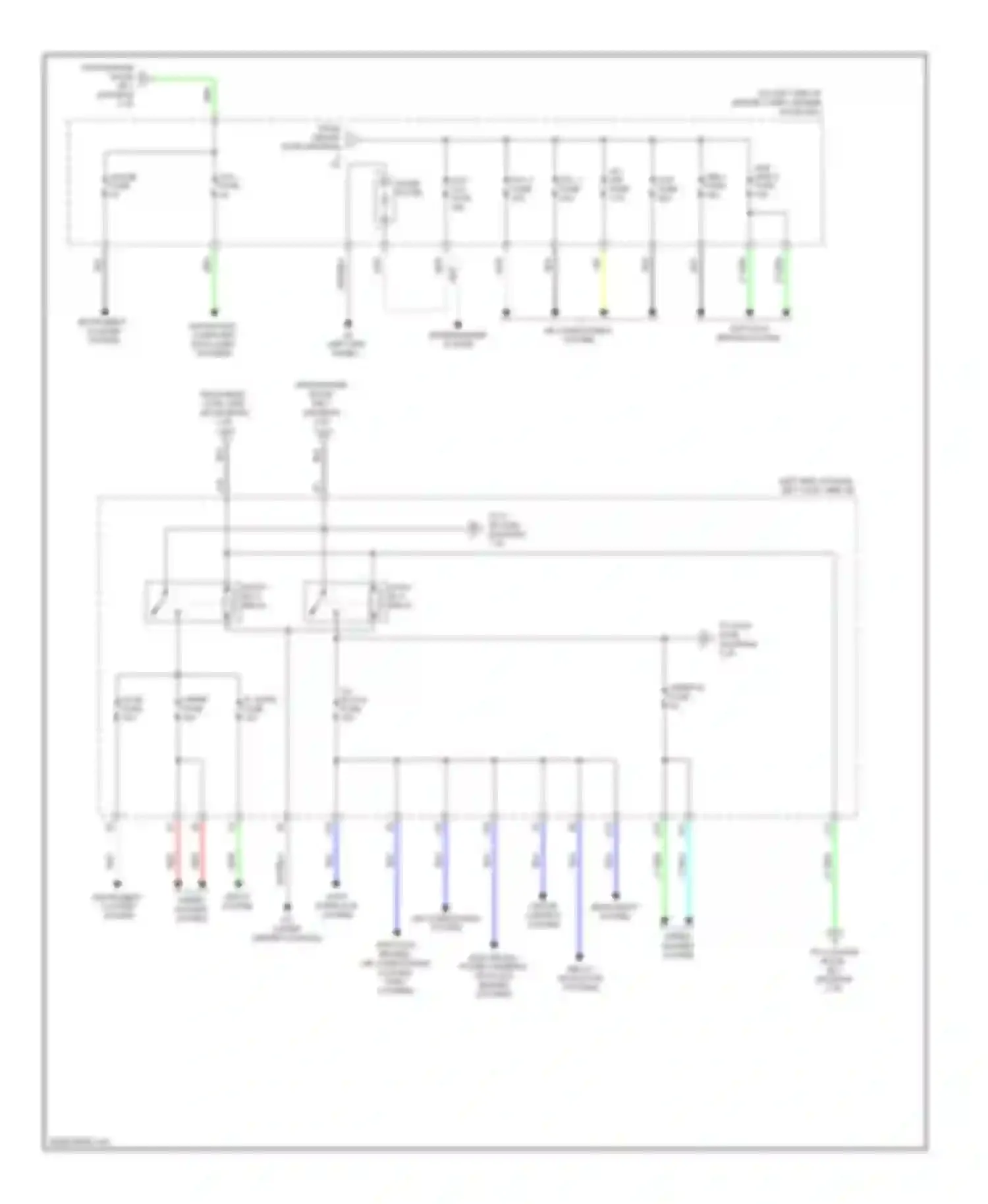 Wiring diagram a/c w/p for Lexus GS IV (2011-2015)