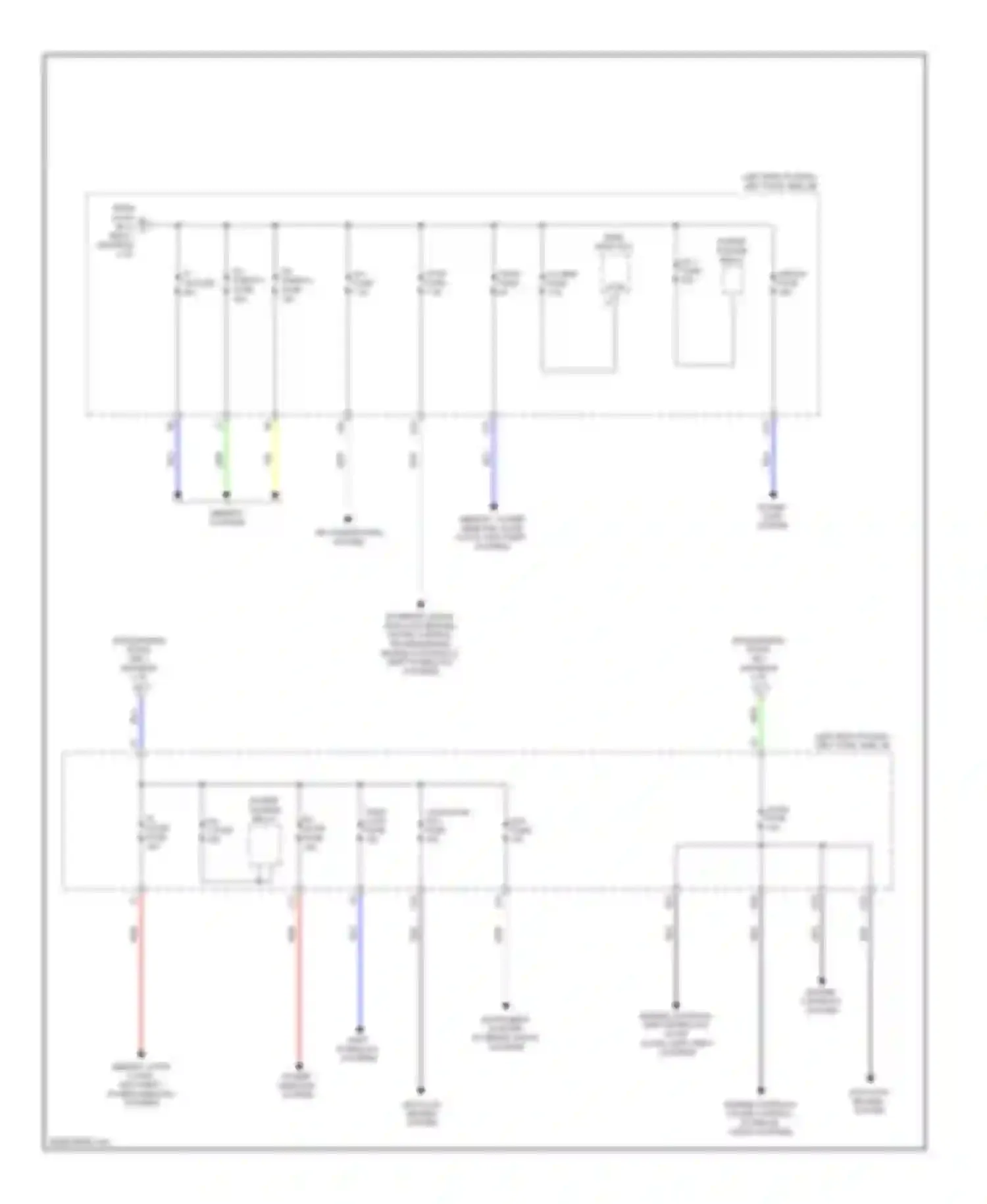 Wiring diagram memory systems for Lexus GS IV (2011-2015)
