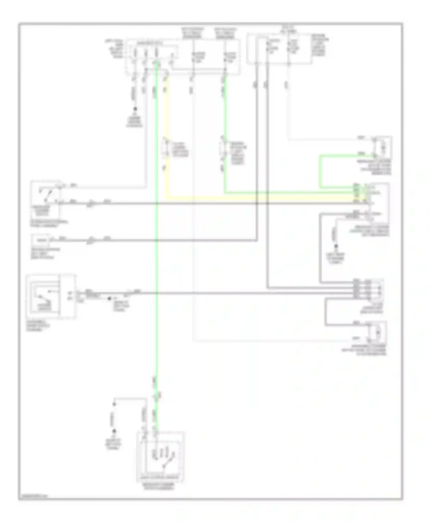 Wiring diagram windshield wiper switch assembly for Lexus GS IV (2011-2015)