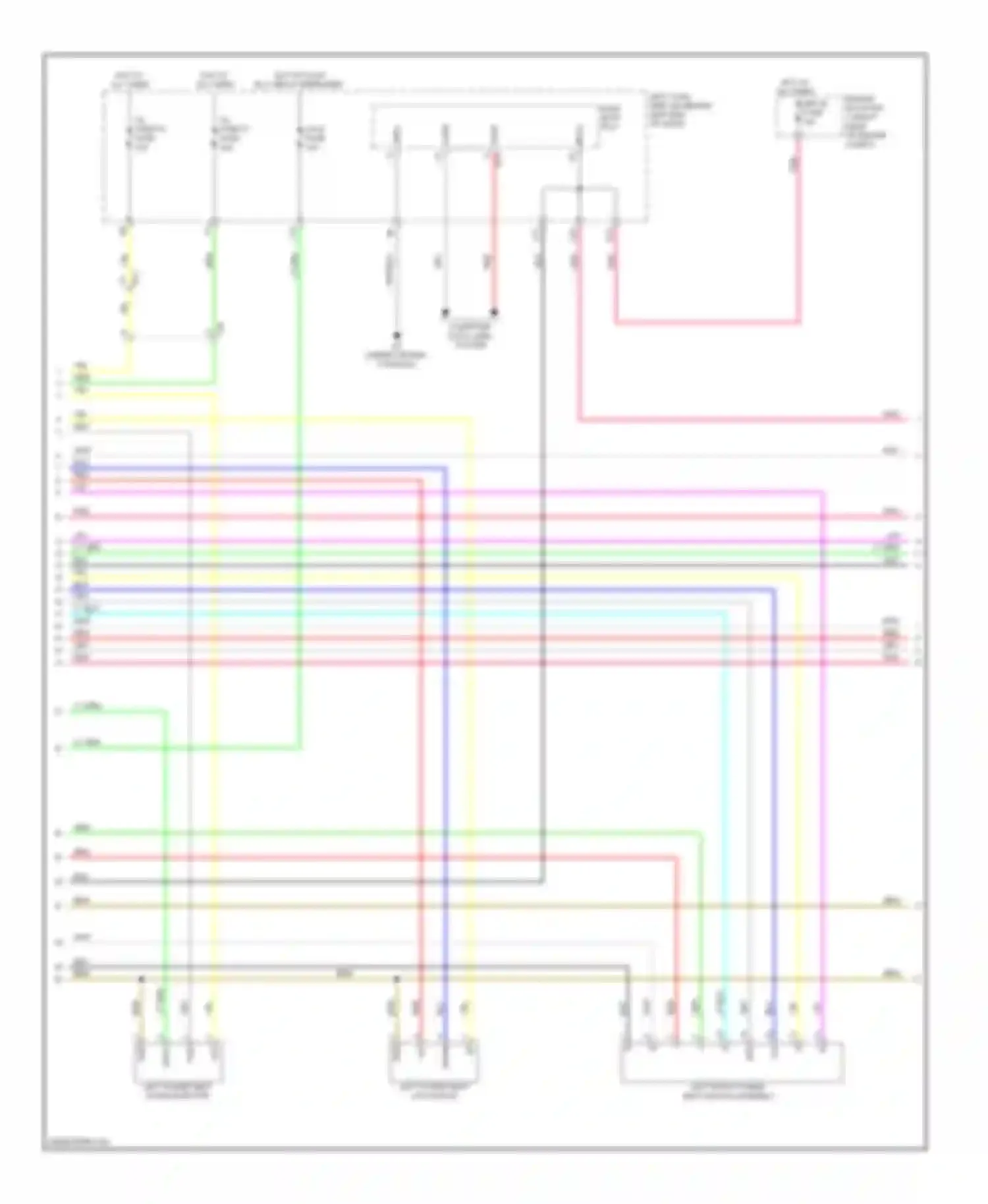 Wiring diagram of engine compt) for Lexus GS IV (2011-2015)