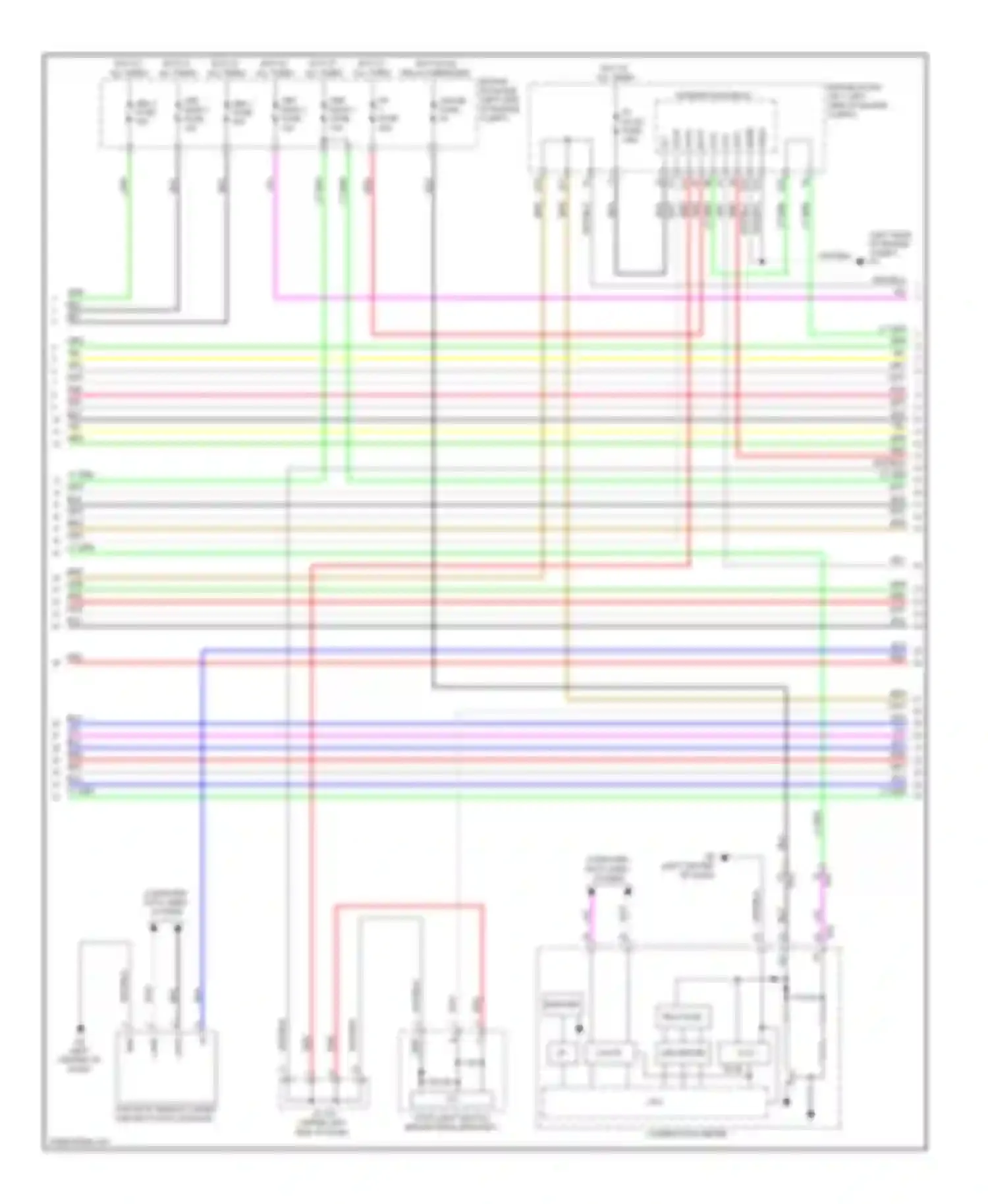 Wiring diagram p/i dc/dc fuse for Lexus GS IV (2011-2015)
