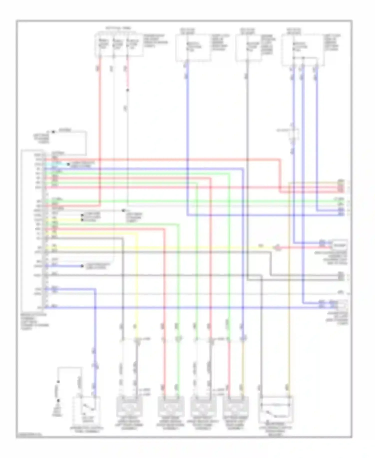 Wiring diagram mpx-b fuse for Lexus GS IV (2011-2015)
