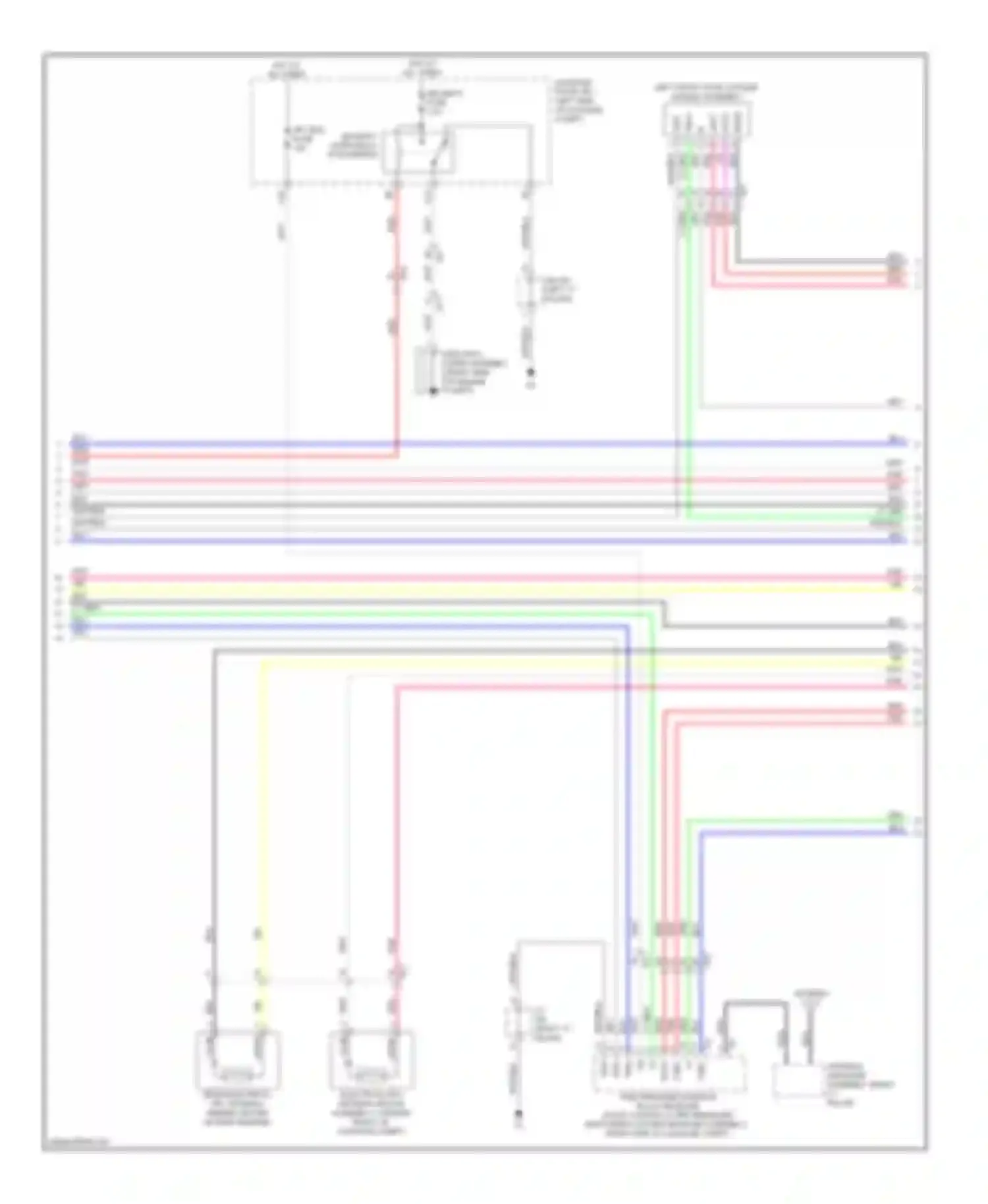 Wiring diagram rr j/b-b fuse for Lexus GS IV (2011-2015)