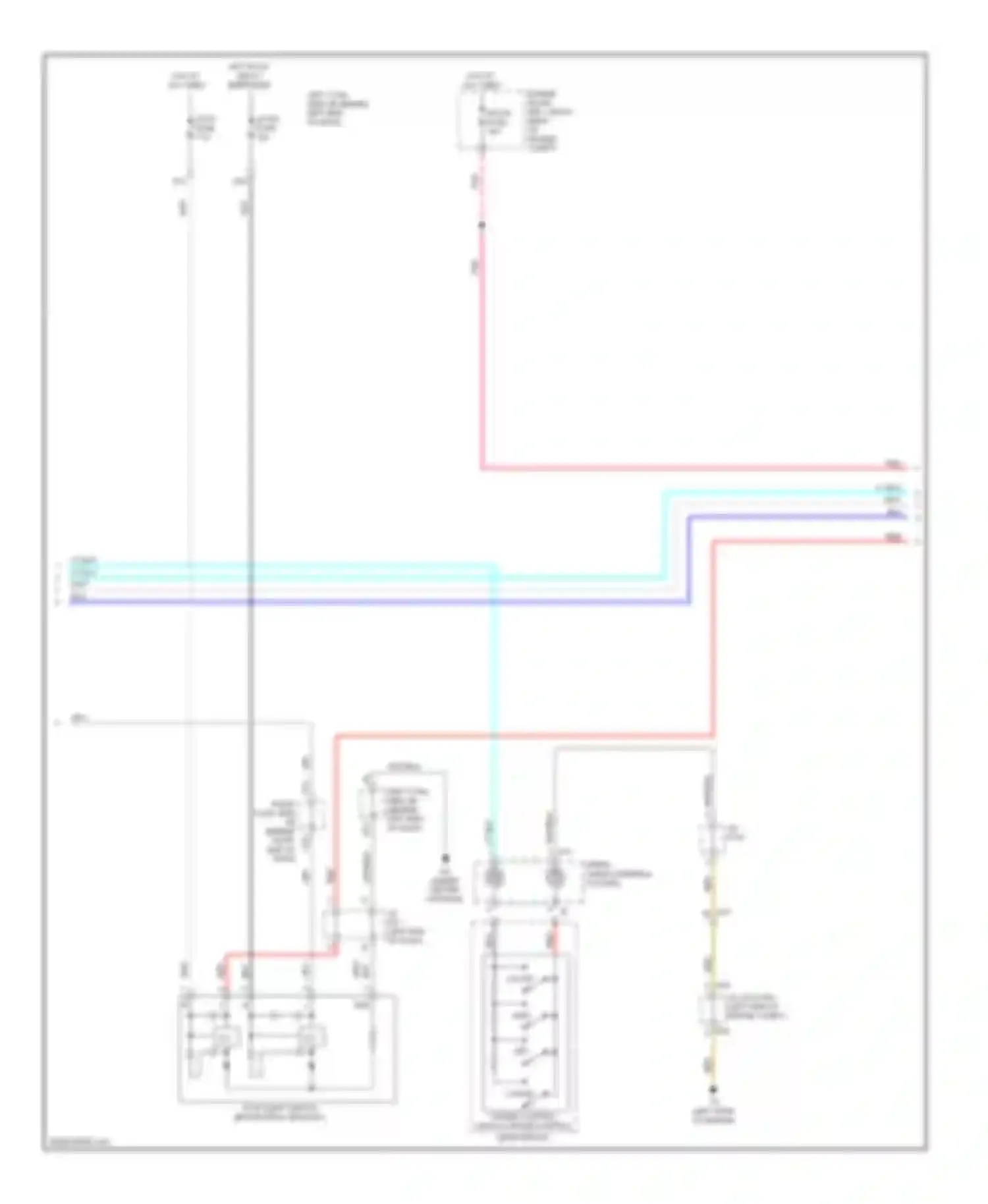 Wiring diagram right end of dash) for Lexus GS IV (2011-2015)