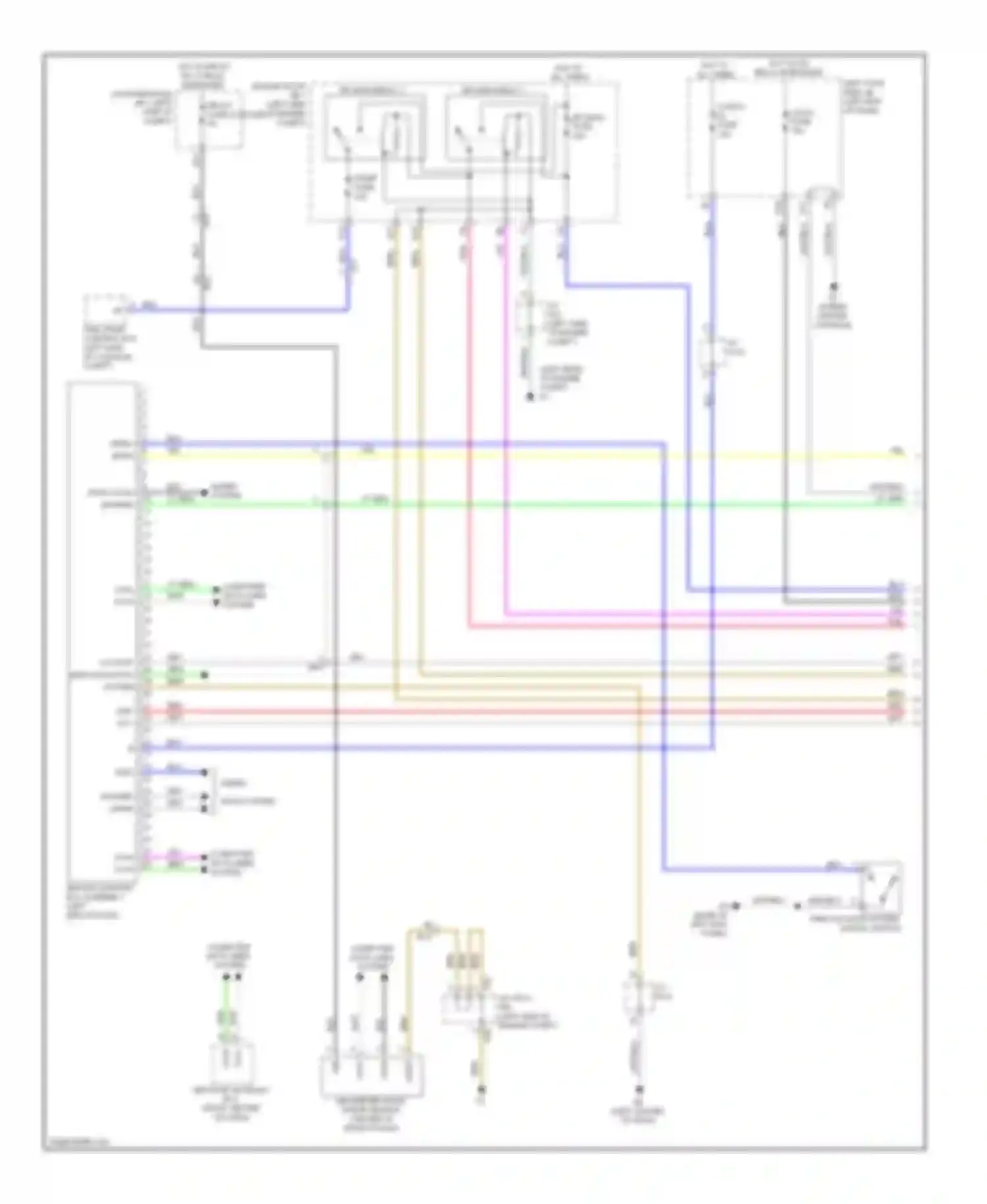 Wiring diagram cruise control main switch cruise control switch for Lexus GS IV (2011-2015)
