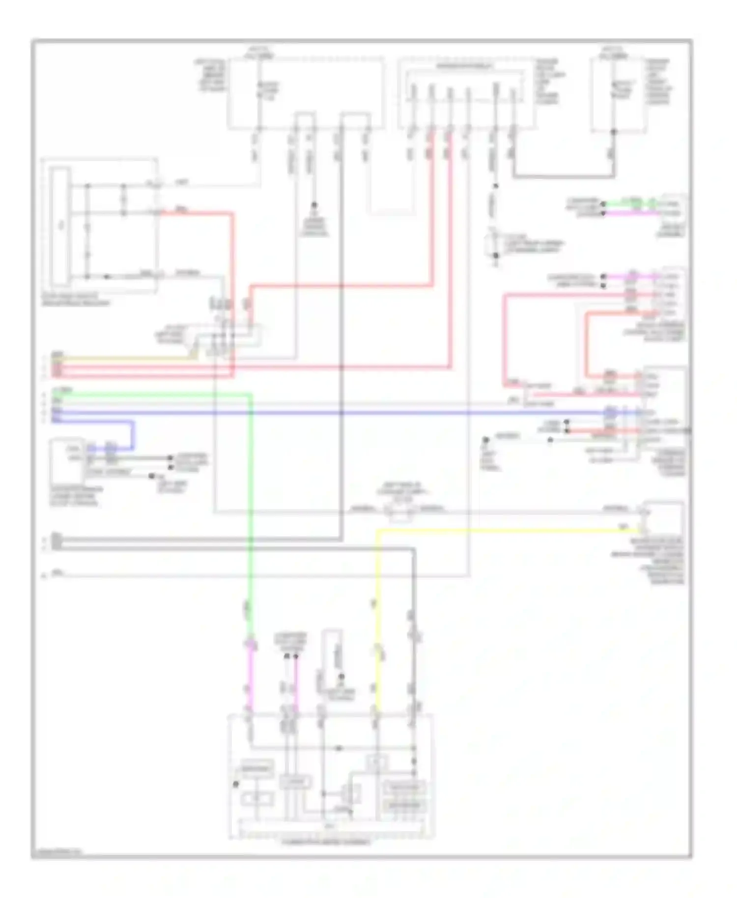 Wiring diagram blk/ wht for Lexus GS IV (2011-2015)