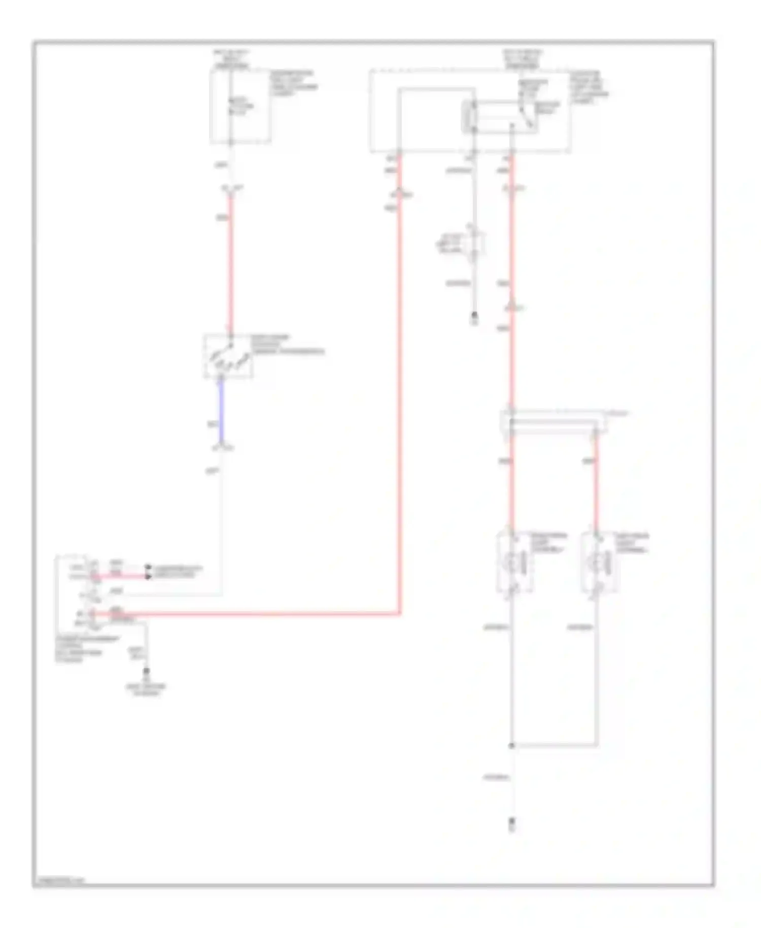 Wiring diagram backup fuse for Lexus GS IV (2011-2015)