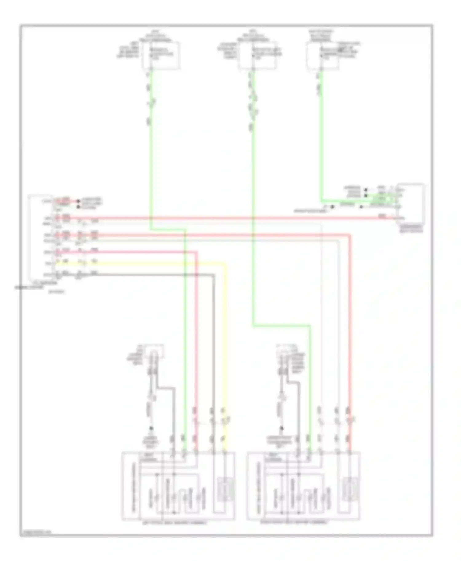 Wiring diagram driver driver side side up switch down switch for Lexus GS IV (2011-2015)