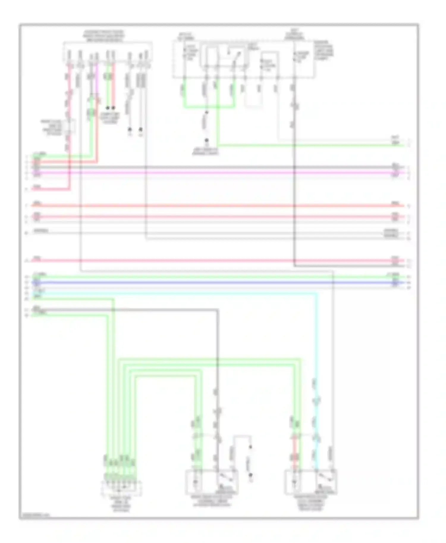 Wiring diagram of engine compt) for Lexus GS IV (2011-2015)
