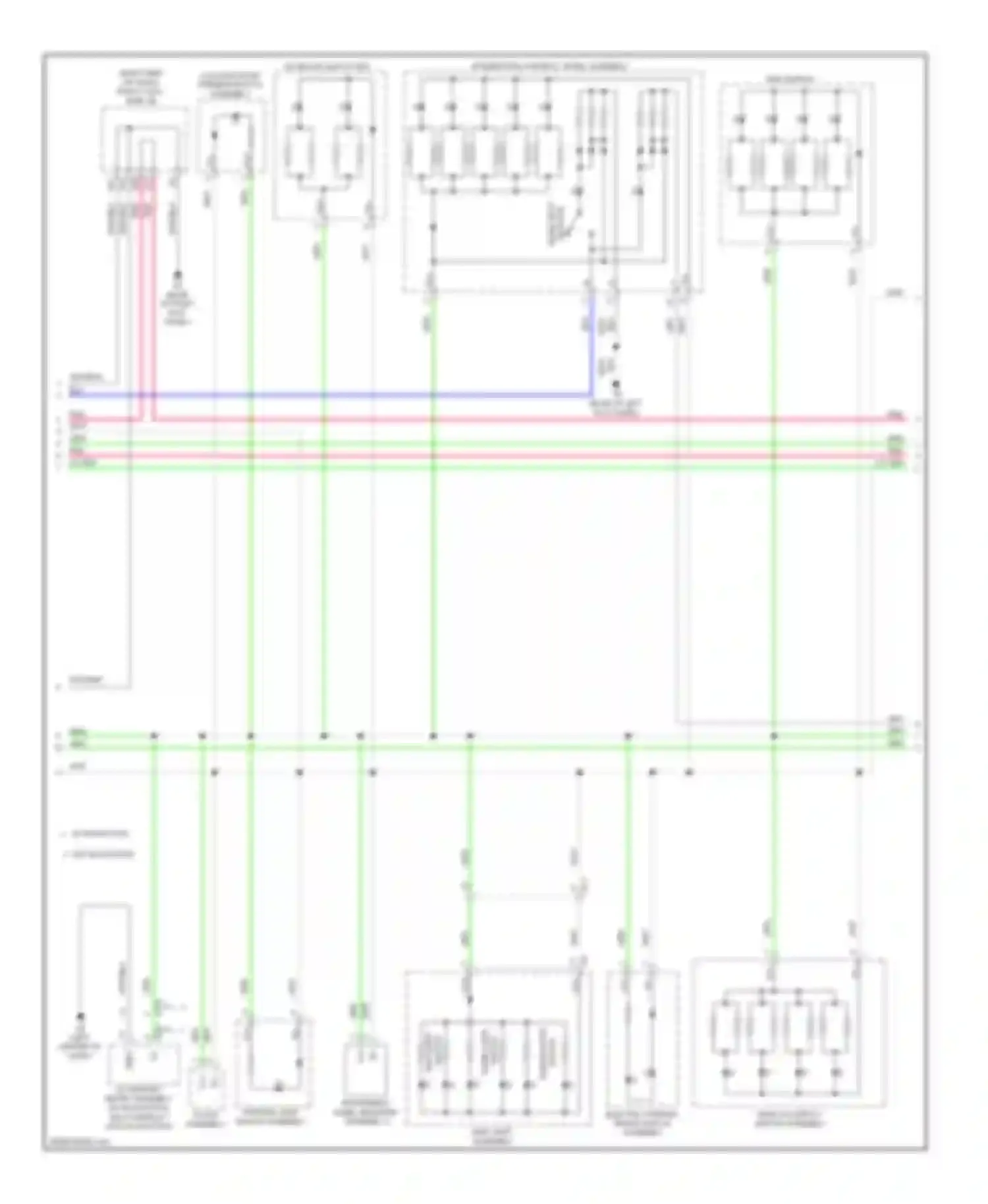 Wiring diagram map light for Lexus GS IV (2011-2015)