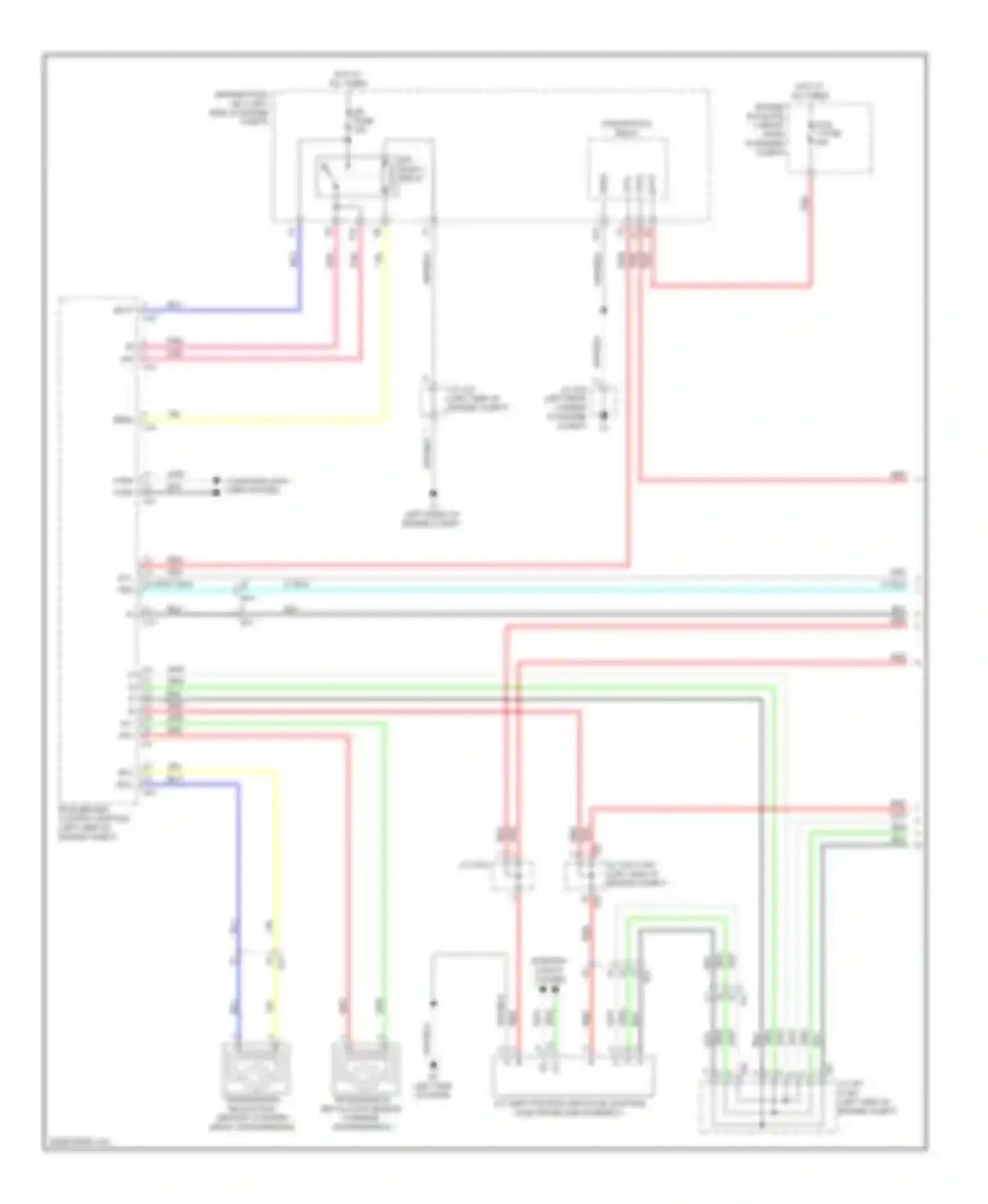 Wiring diagram integration relay for Lexus GS IV (2011-2015) (3 of 12)