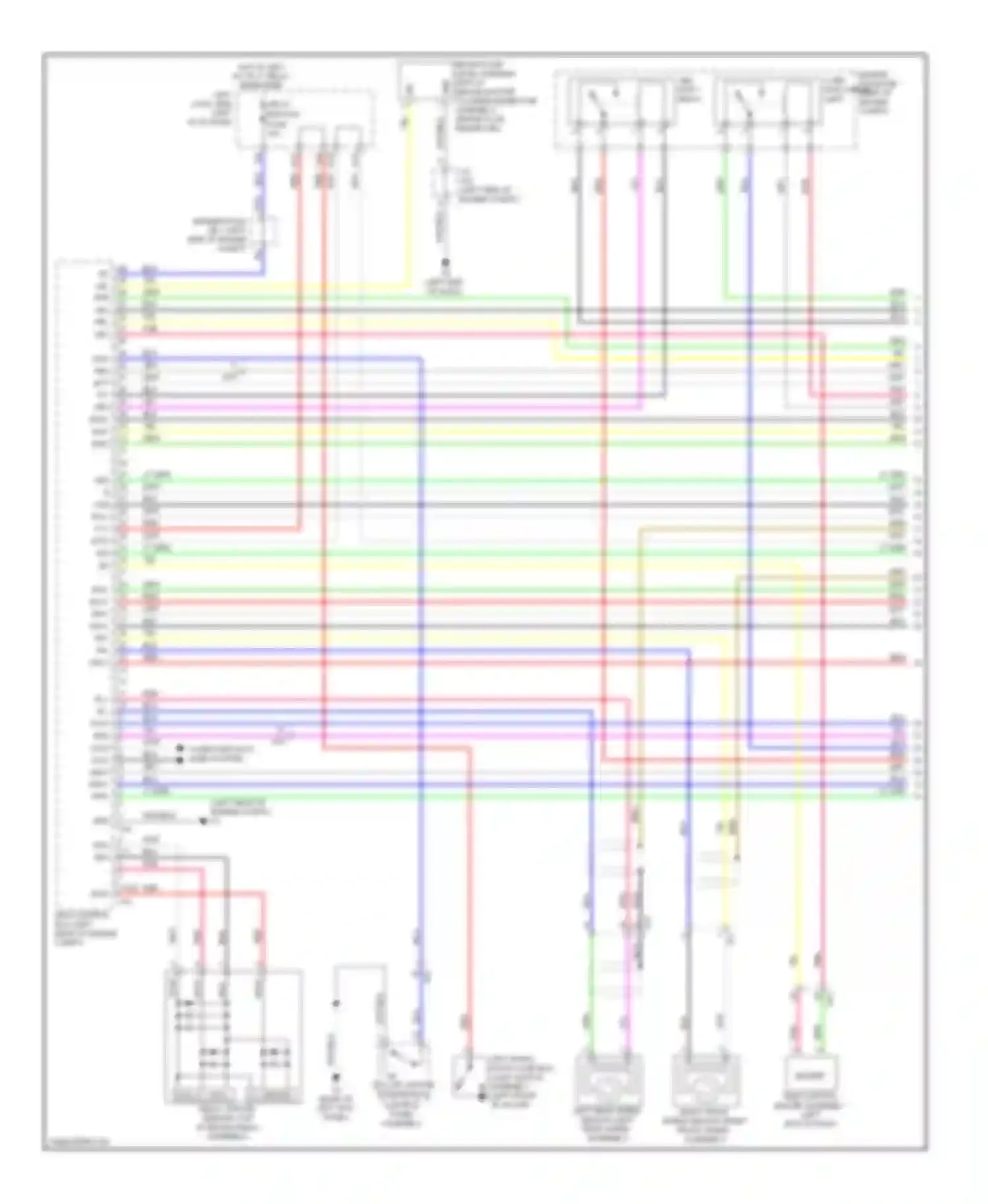 Wiring diagram lbl pfr for Lexus GS IV (2011-2015)
