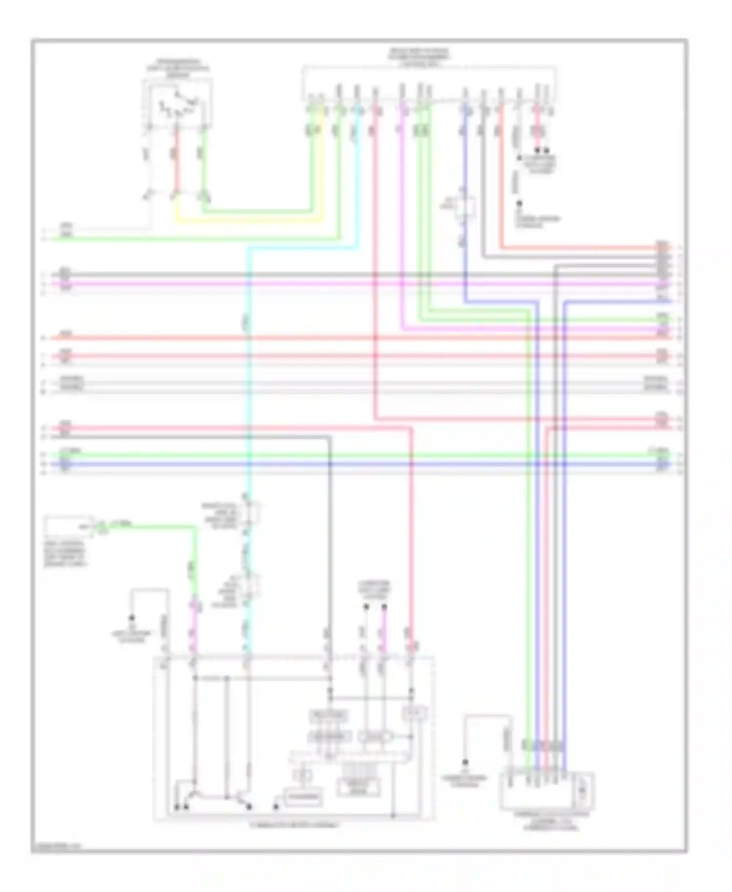 Wiring diagram computer data lines system for Lexus GS IV (2011-2015)