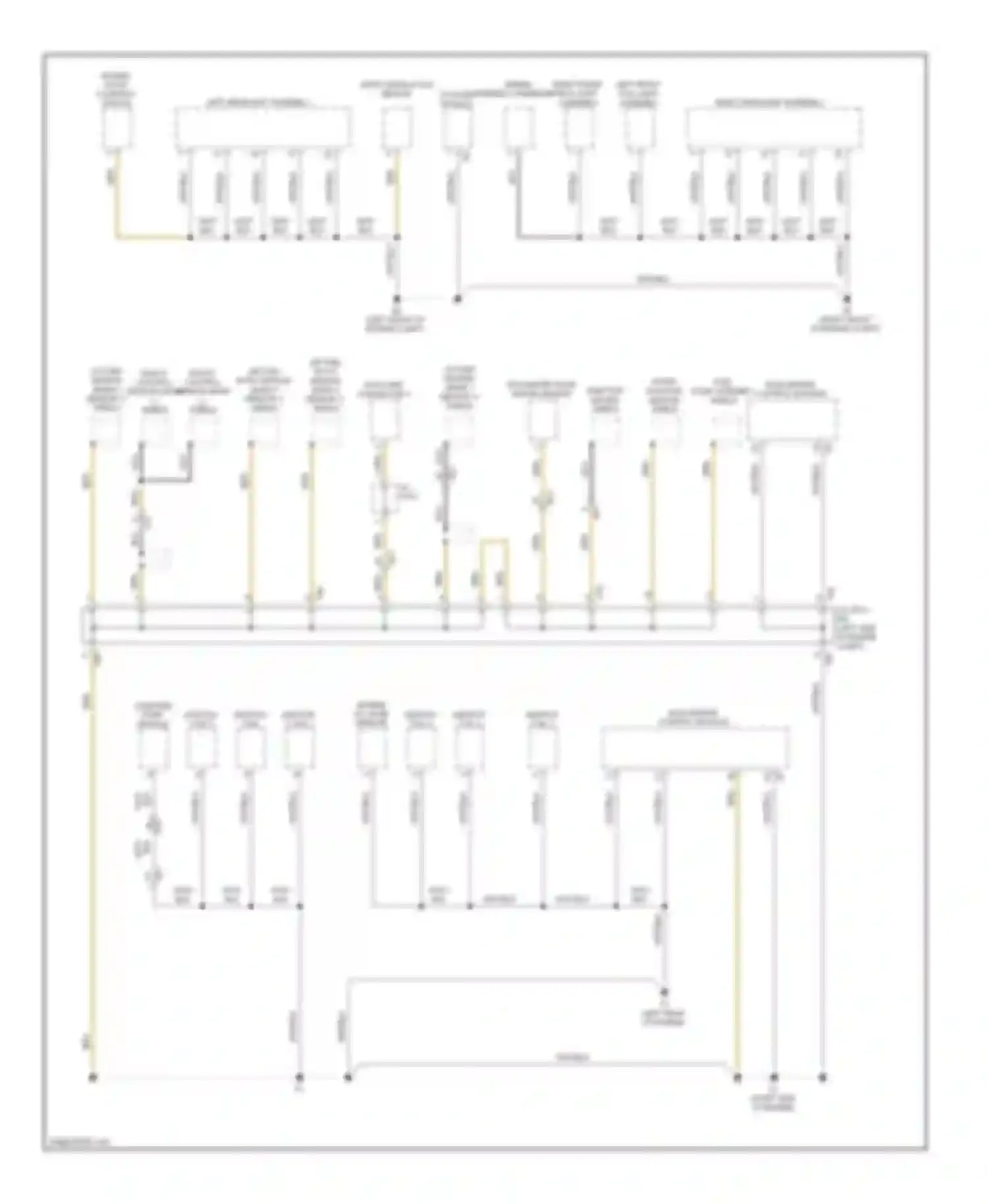 Wiring diagram left headlight assembly for Lexus GS IV (2011-2015) (4 of 5)