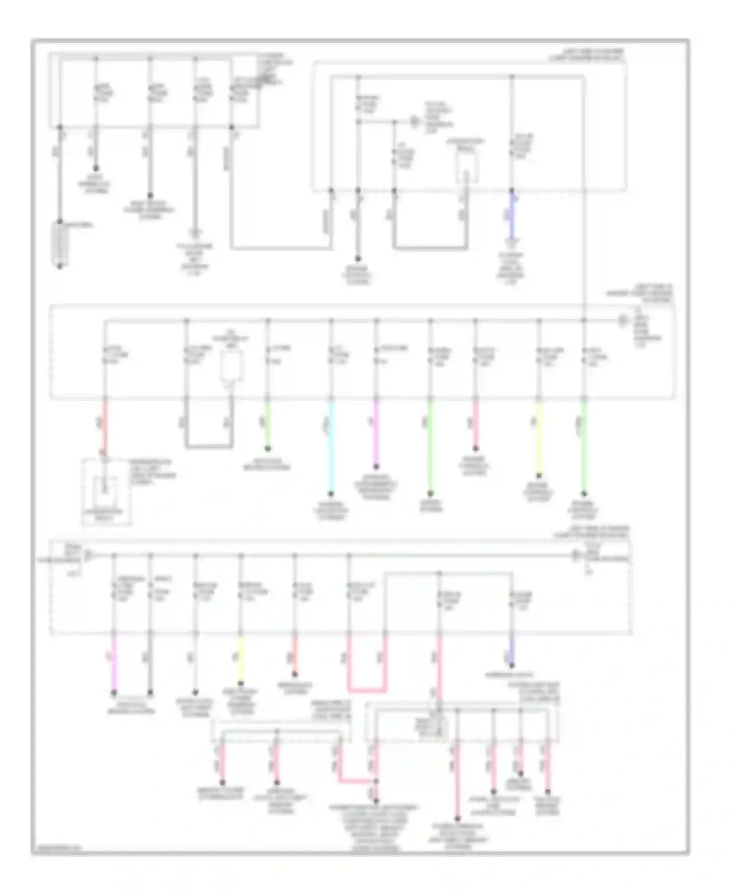 Wiring diagram p/i-b 1 fuse for Lexus GS IV (2011-2015)