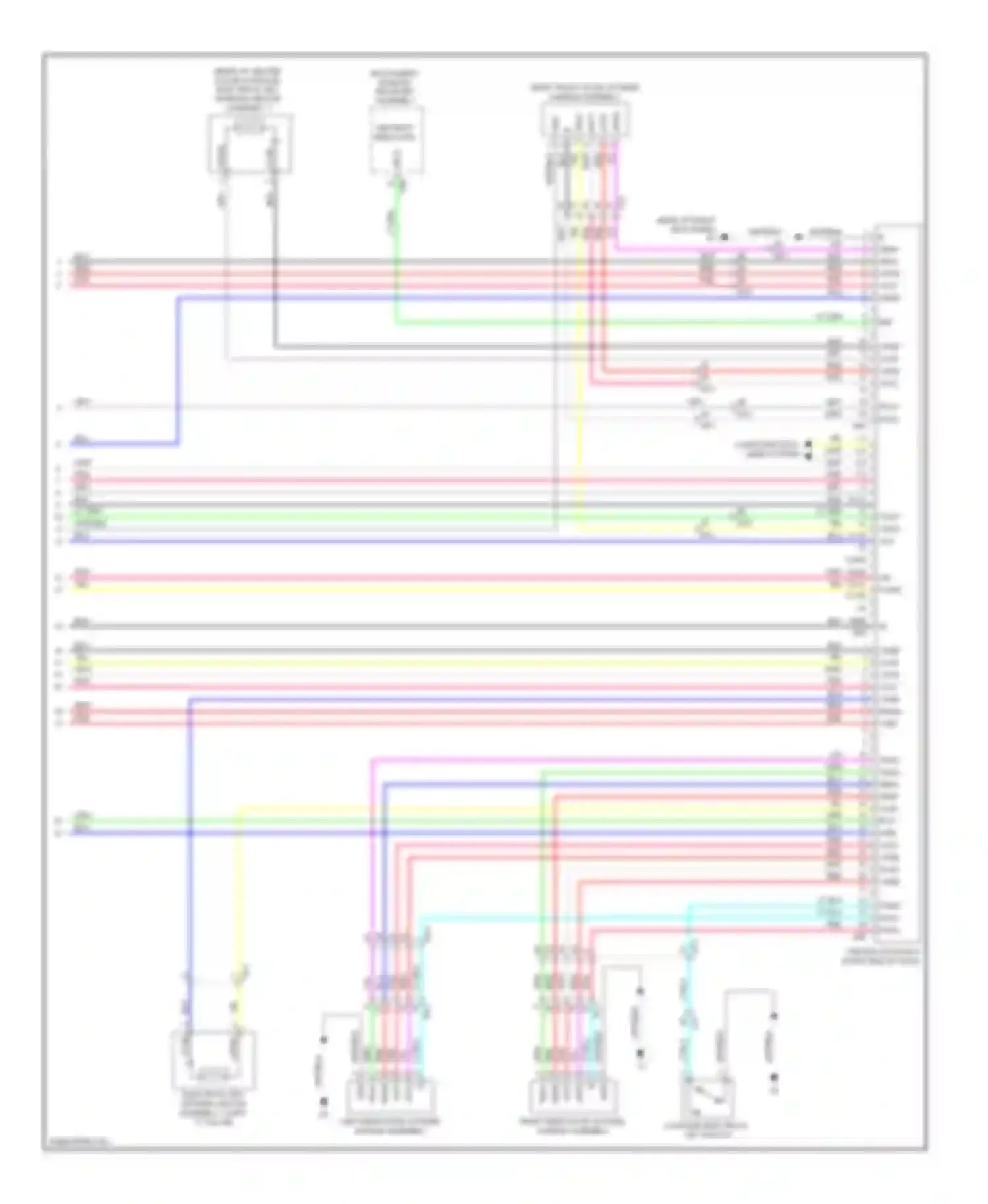 Wiring diagram luggage electrical key switch for Lexus GS IV (2011-2015) (1 of 5)