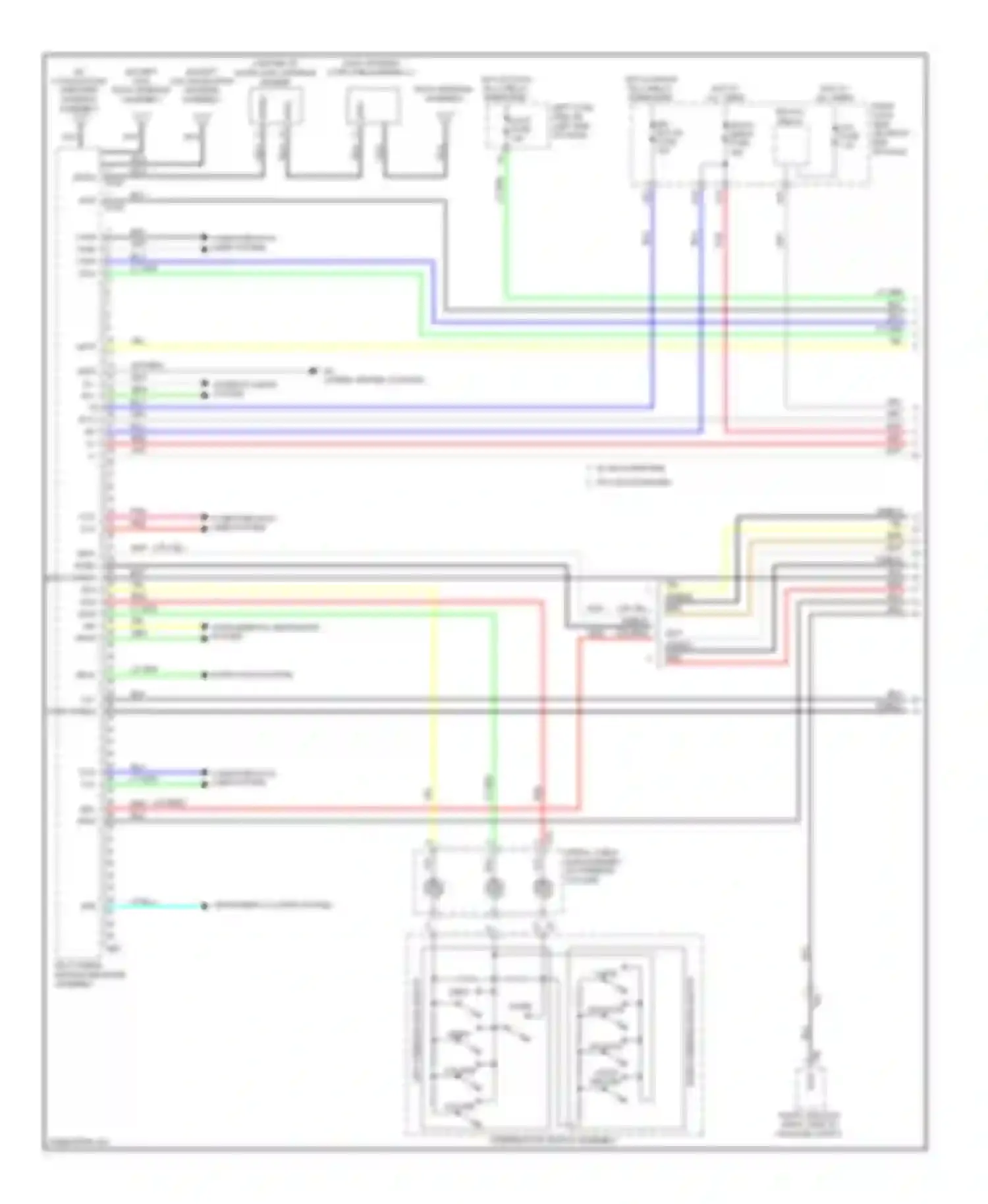Wiring diagram min+ sgnd macc shield for Lexus GS IV (2011-2015) (1 of 2)