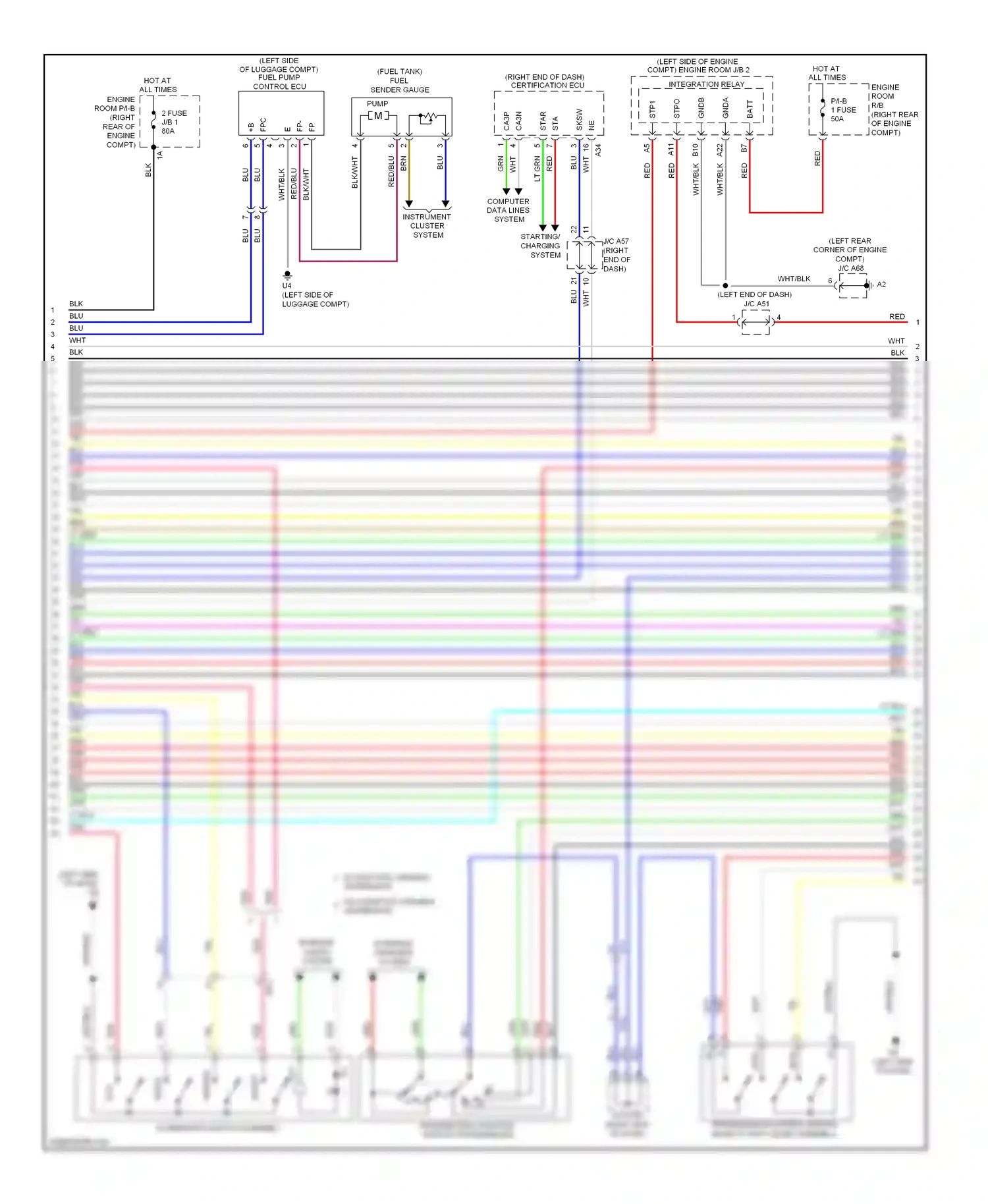 Lexus GS IV (2011-2015) normal wiring diagram  (4 of 6)